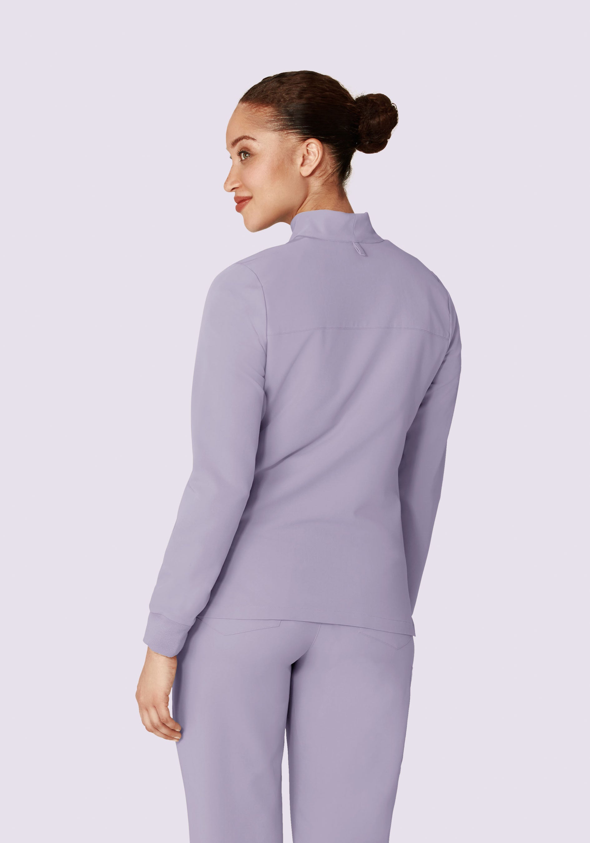 Women's Modern Scrub Jacket Ube