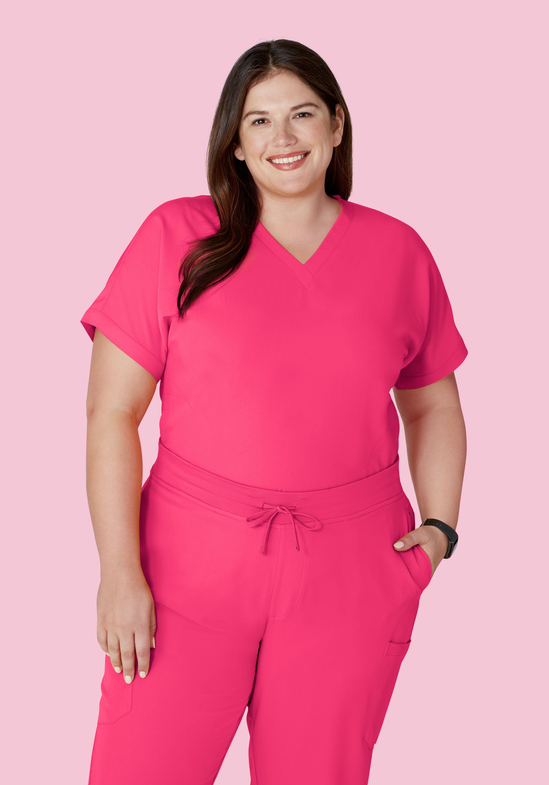 Oversized V Neck Top Azalea