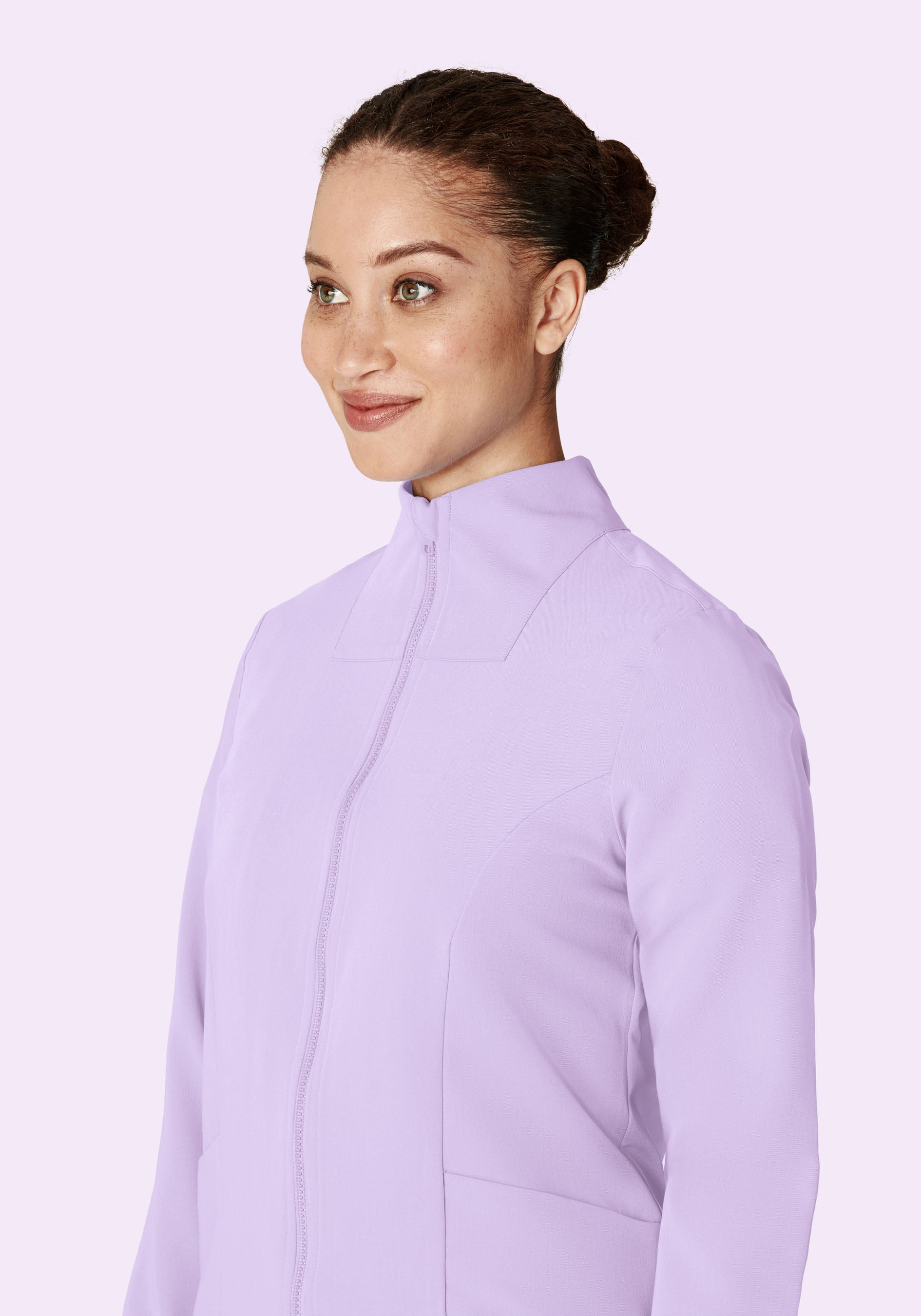 Women's Modern Scrub Jacket Cool Lavender