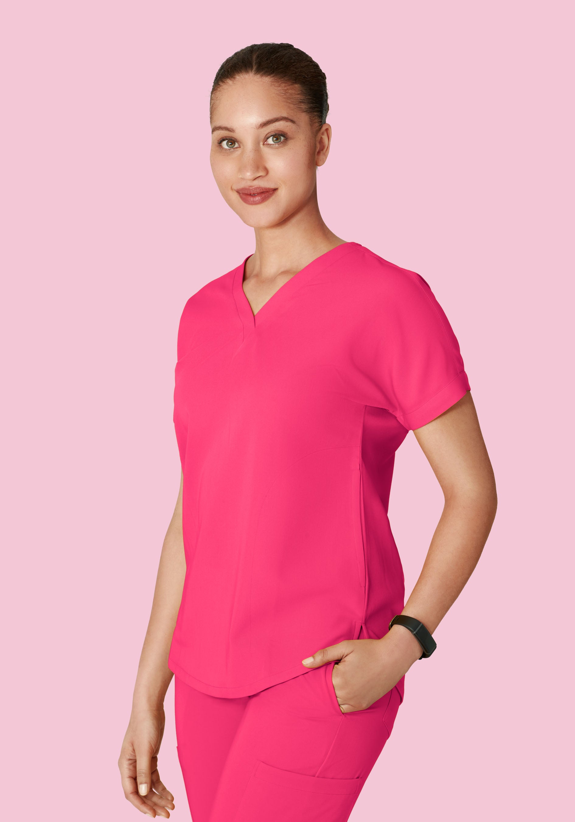 Oversized V Neck Top Azalea