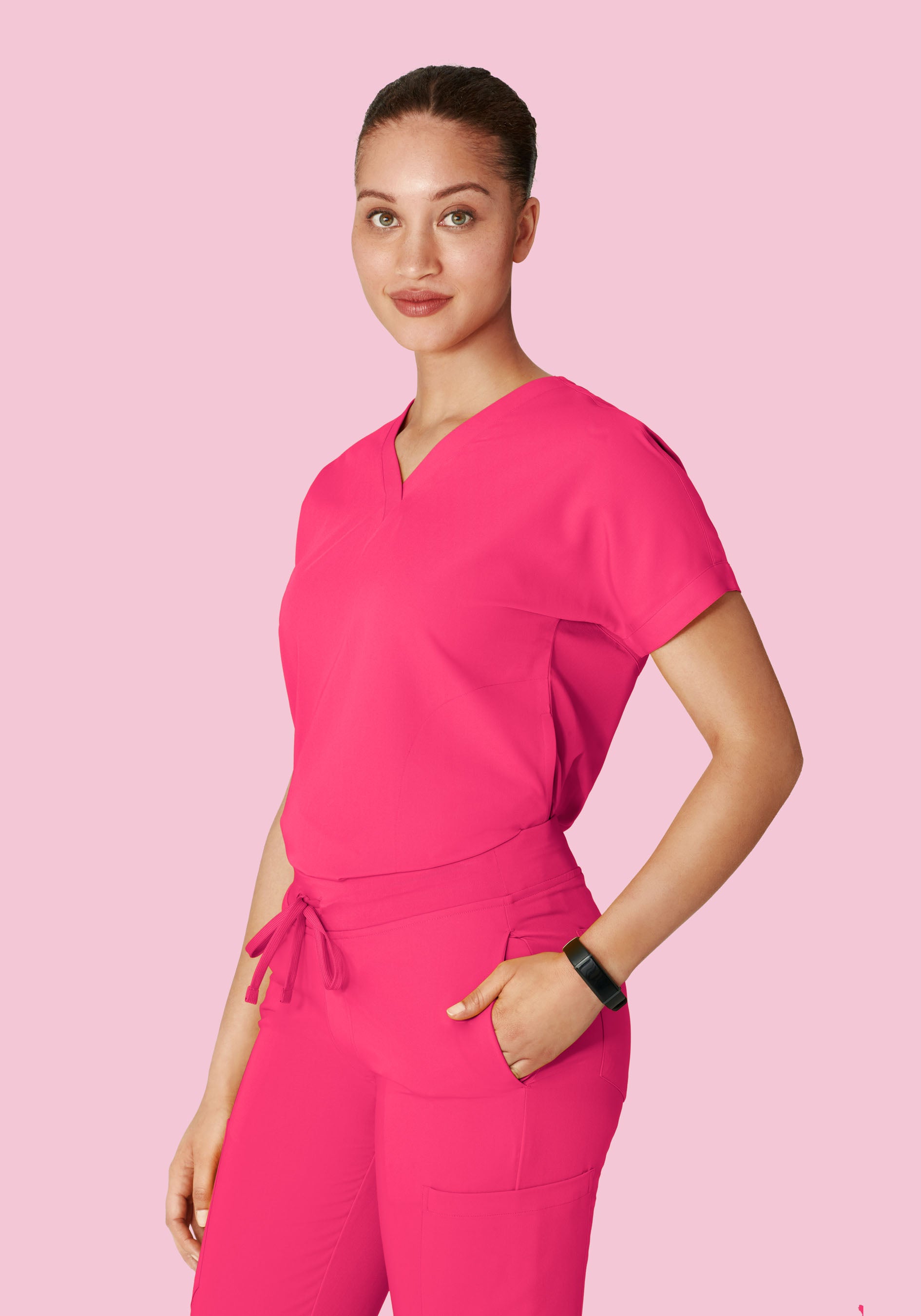 Oversized V Neck Top Azalea