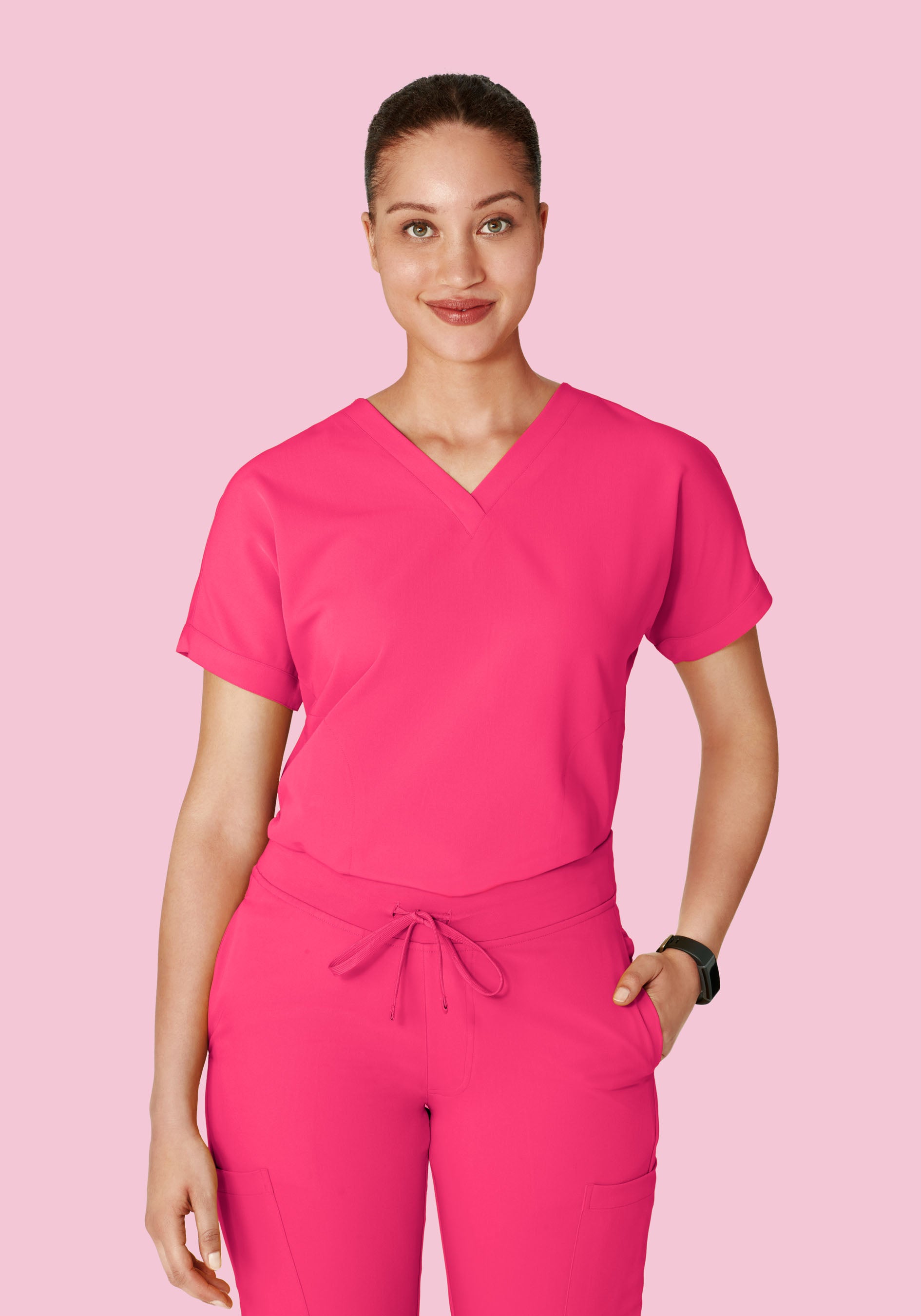 Oversized V Neck Top Azalea