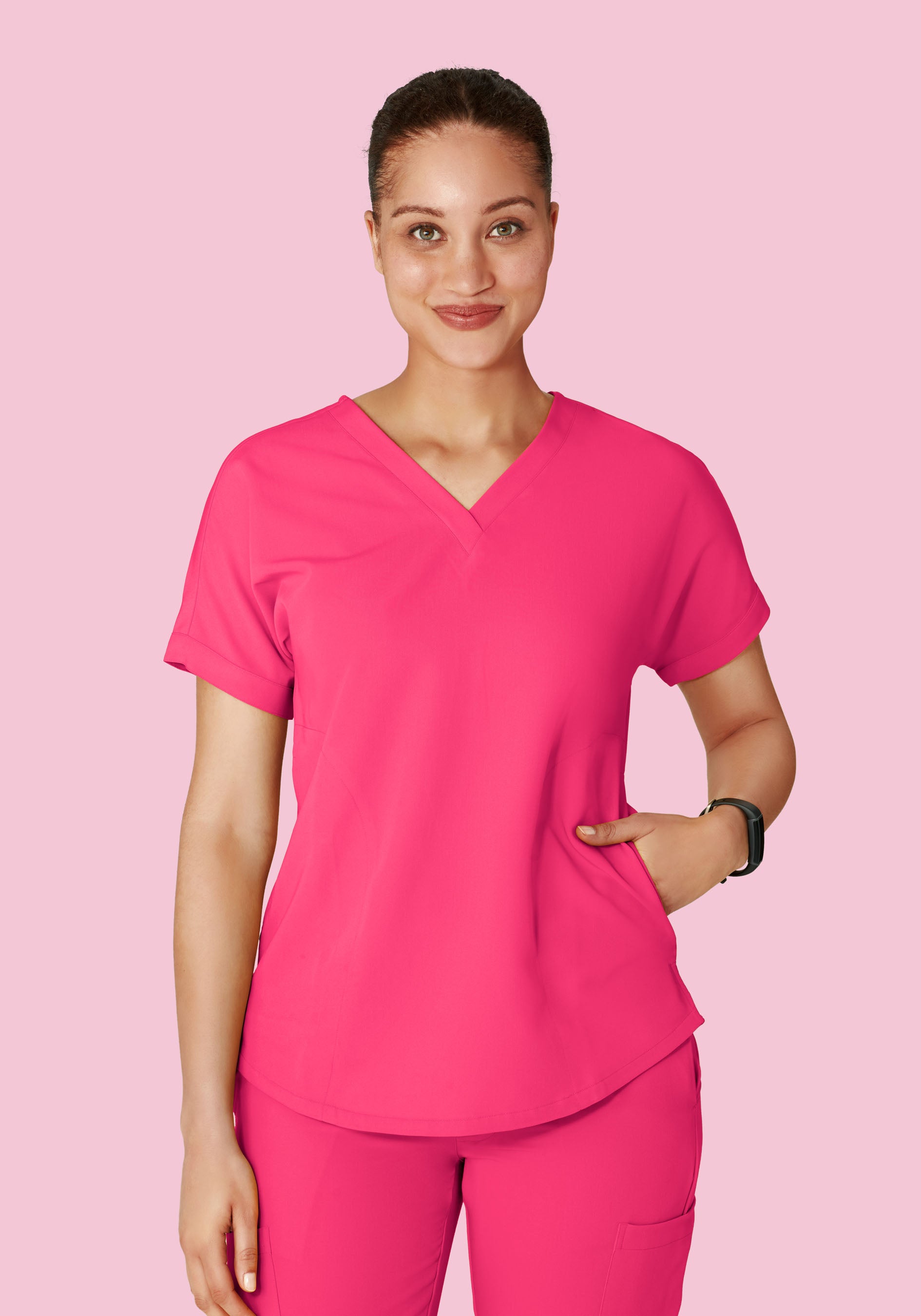 Oversized V Neck Top Azalea