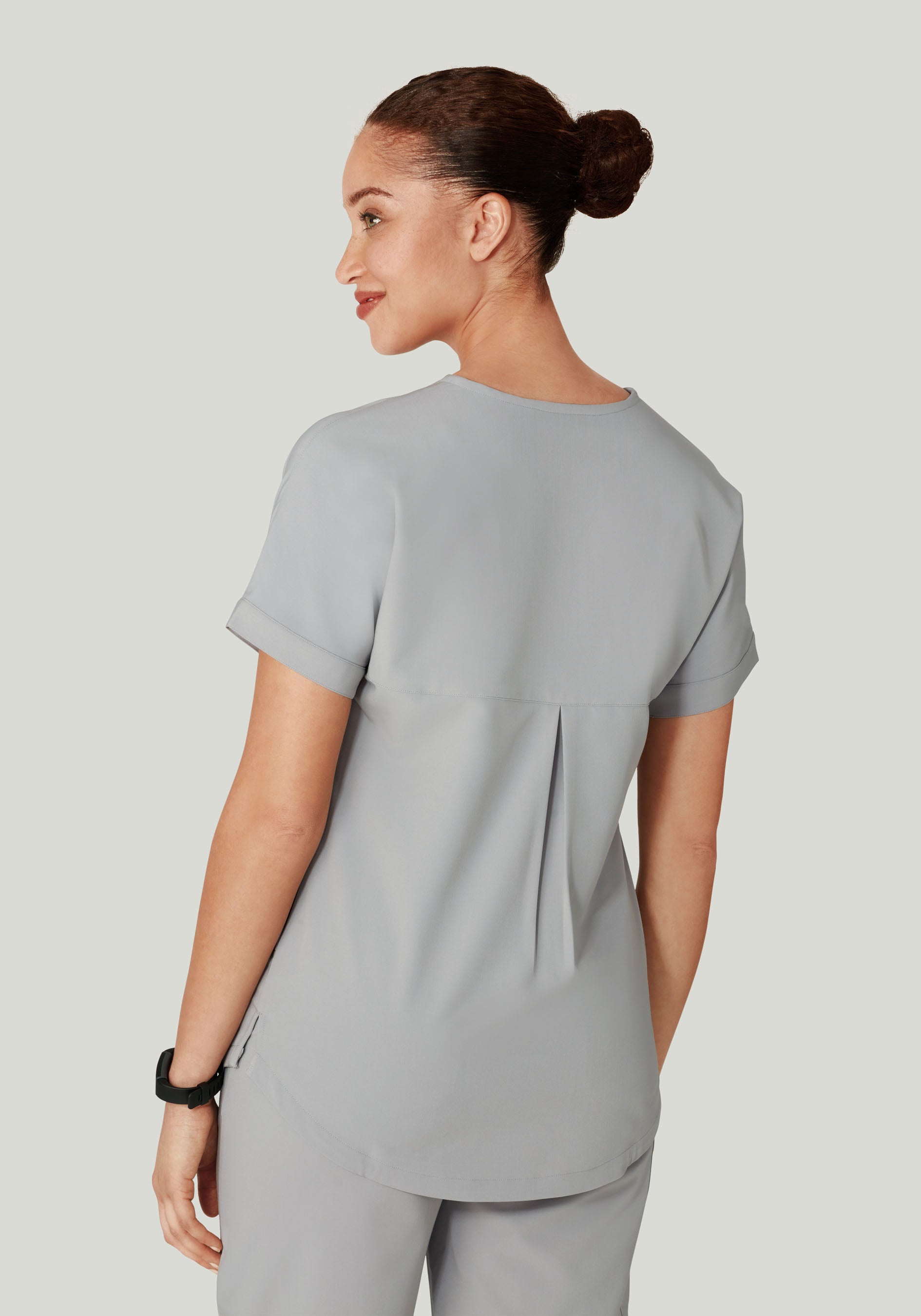 Oversized V Neck Top Cloud