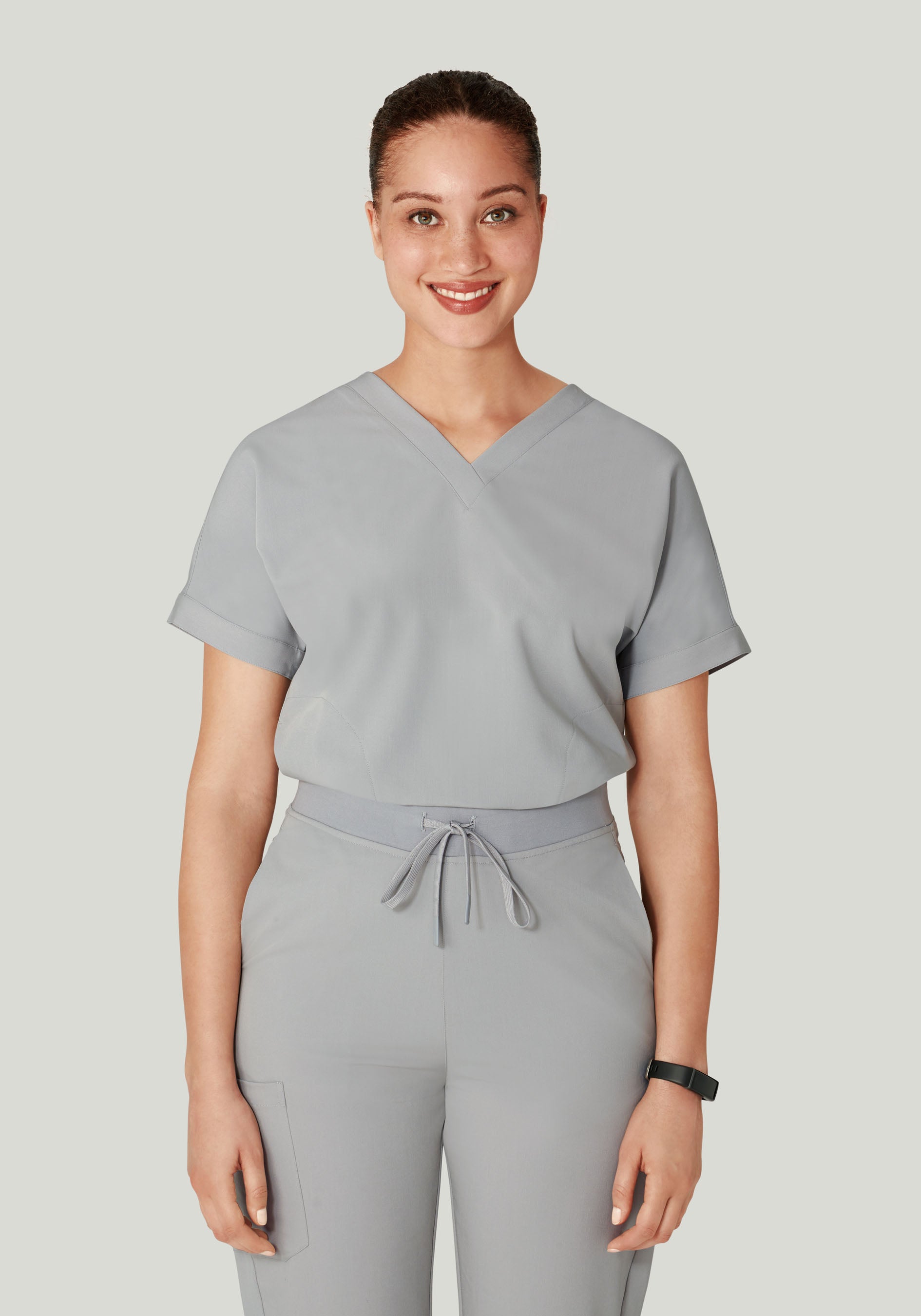 Oversized V Neck Top Cloud