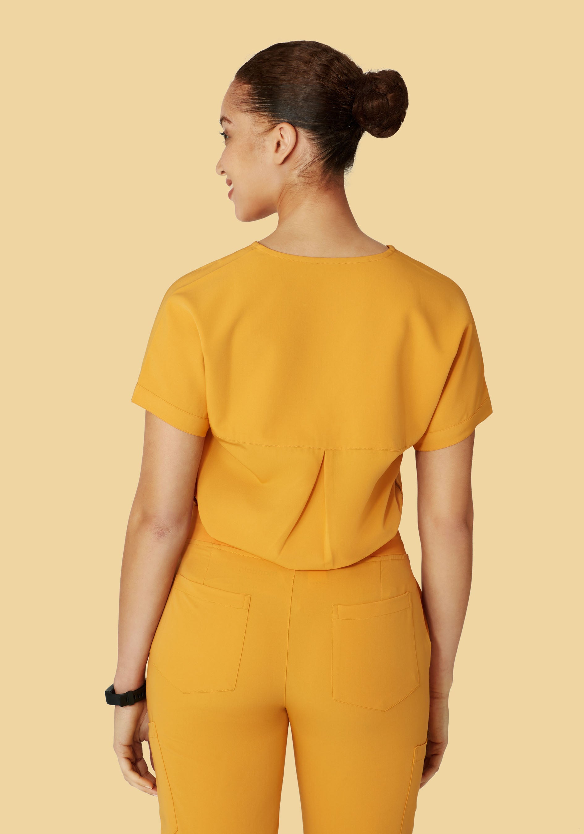 Oversized V Neck Top Honey