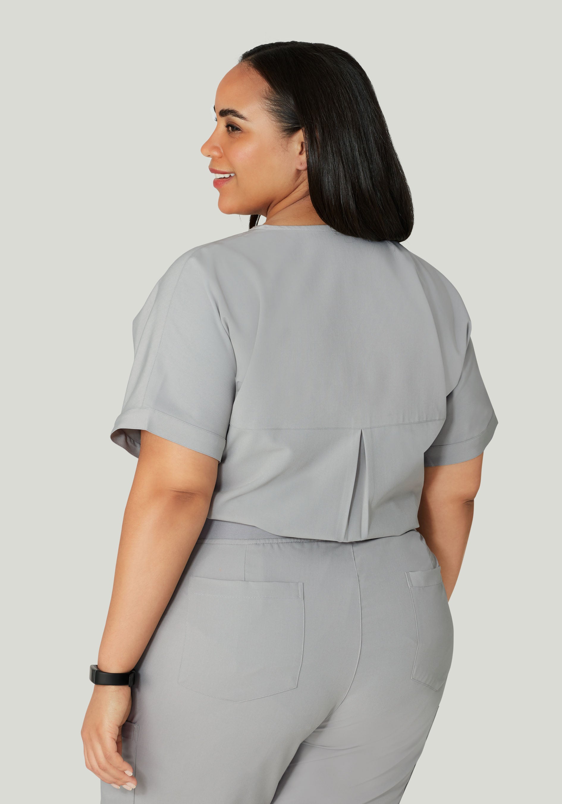 Oversized V Neck Top Cloud