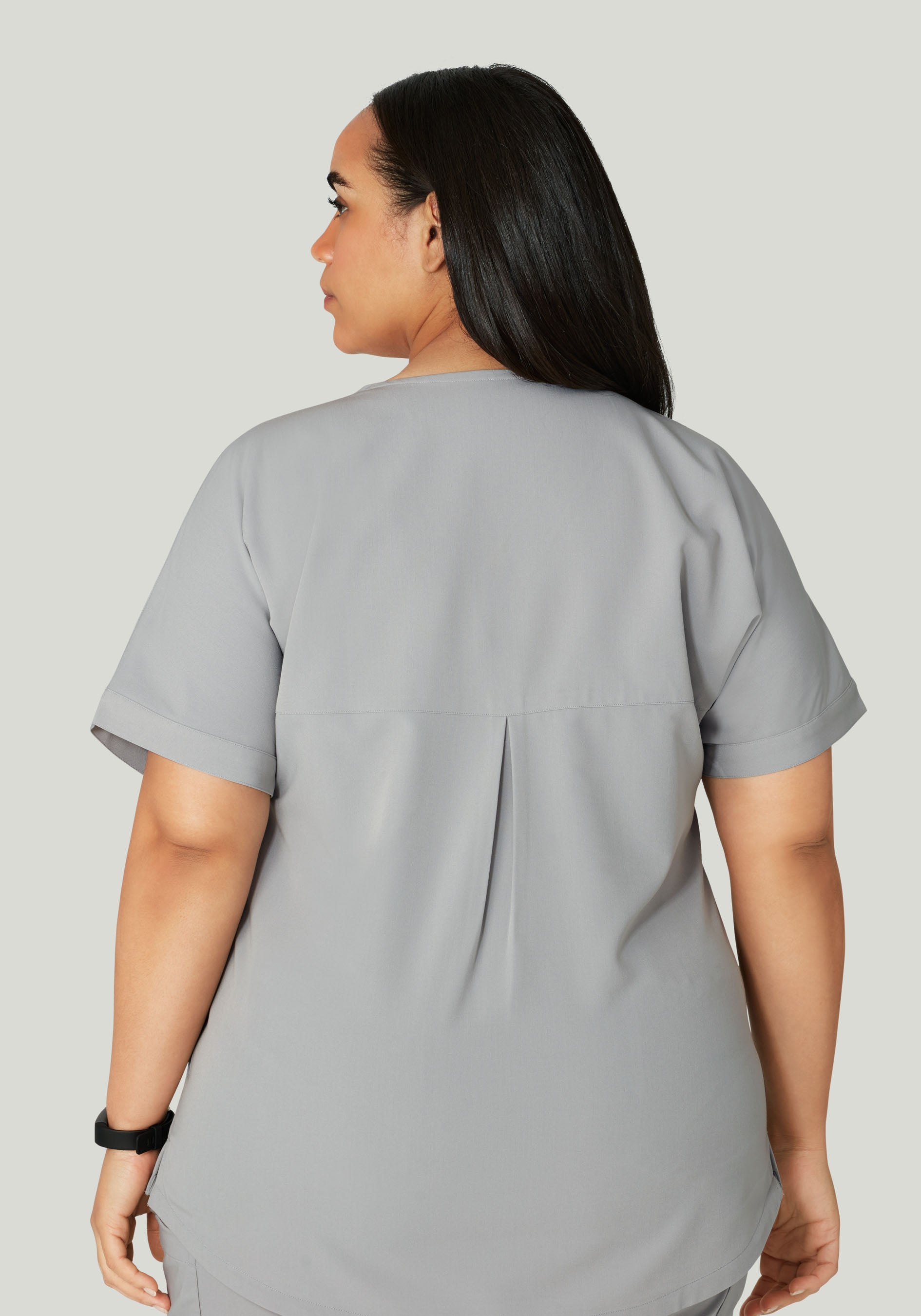 Oversized V Neck Top Cloud