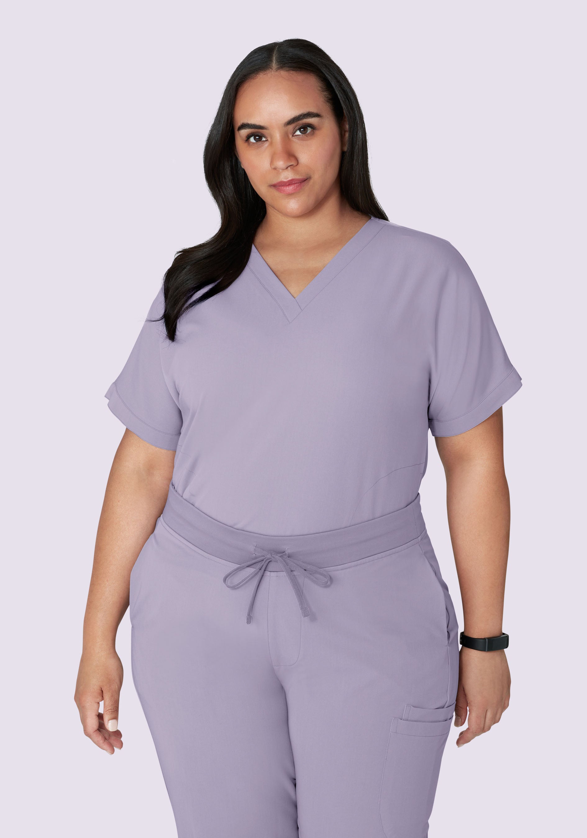 Oversized V Neck Top Ube