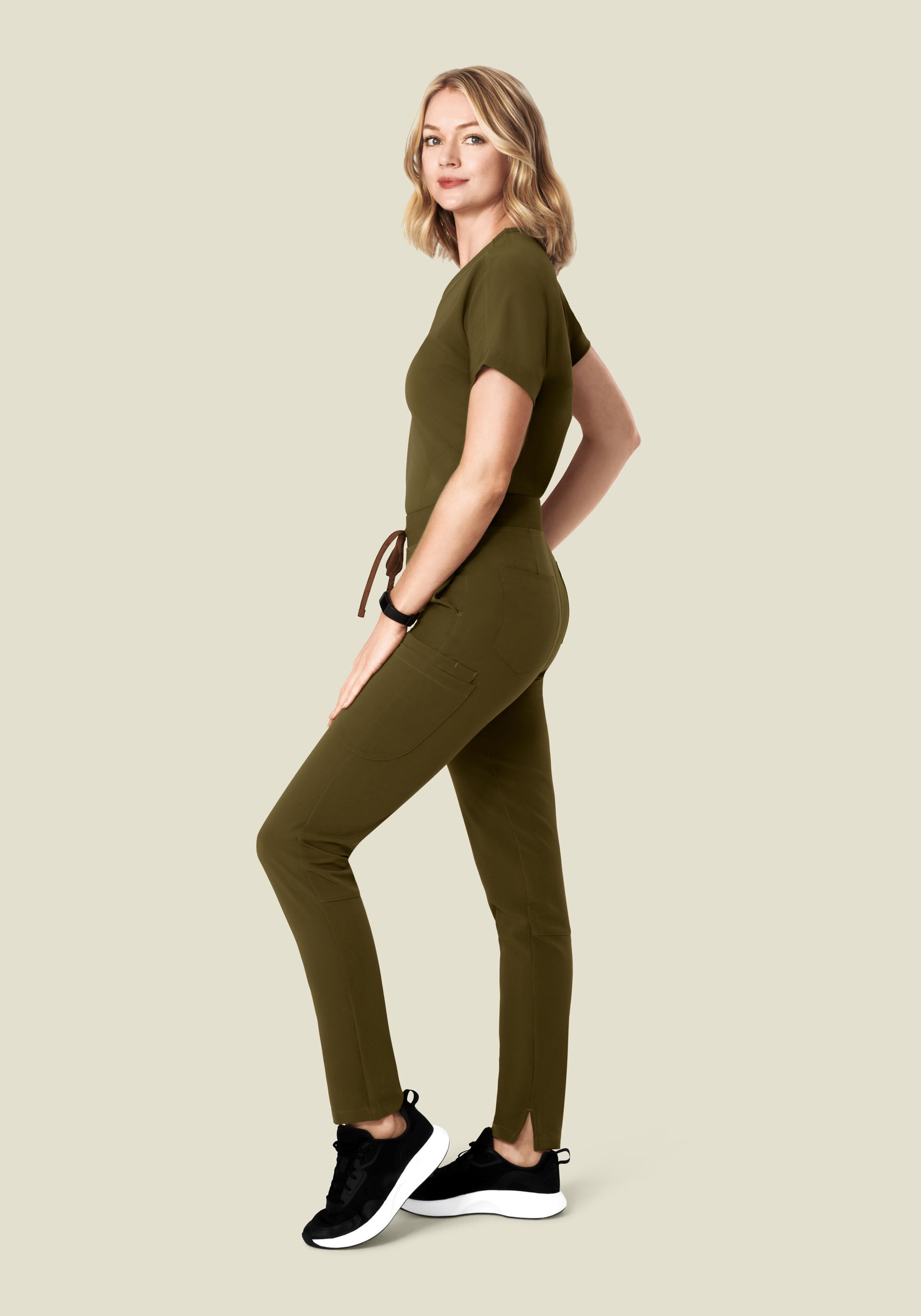 Oversized V Neck Top Manzanilla