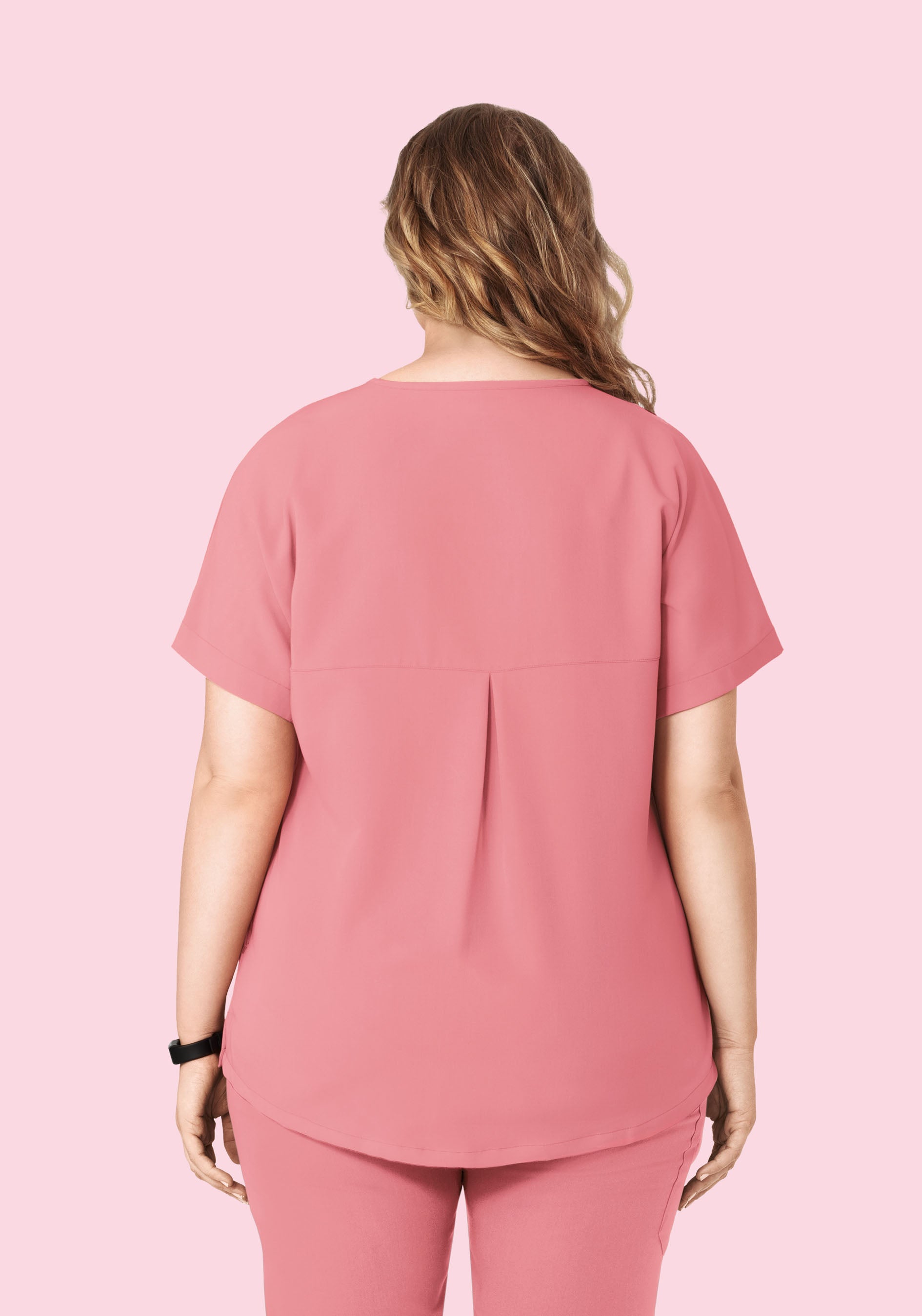 Oversized V Neck Top Peony