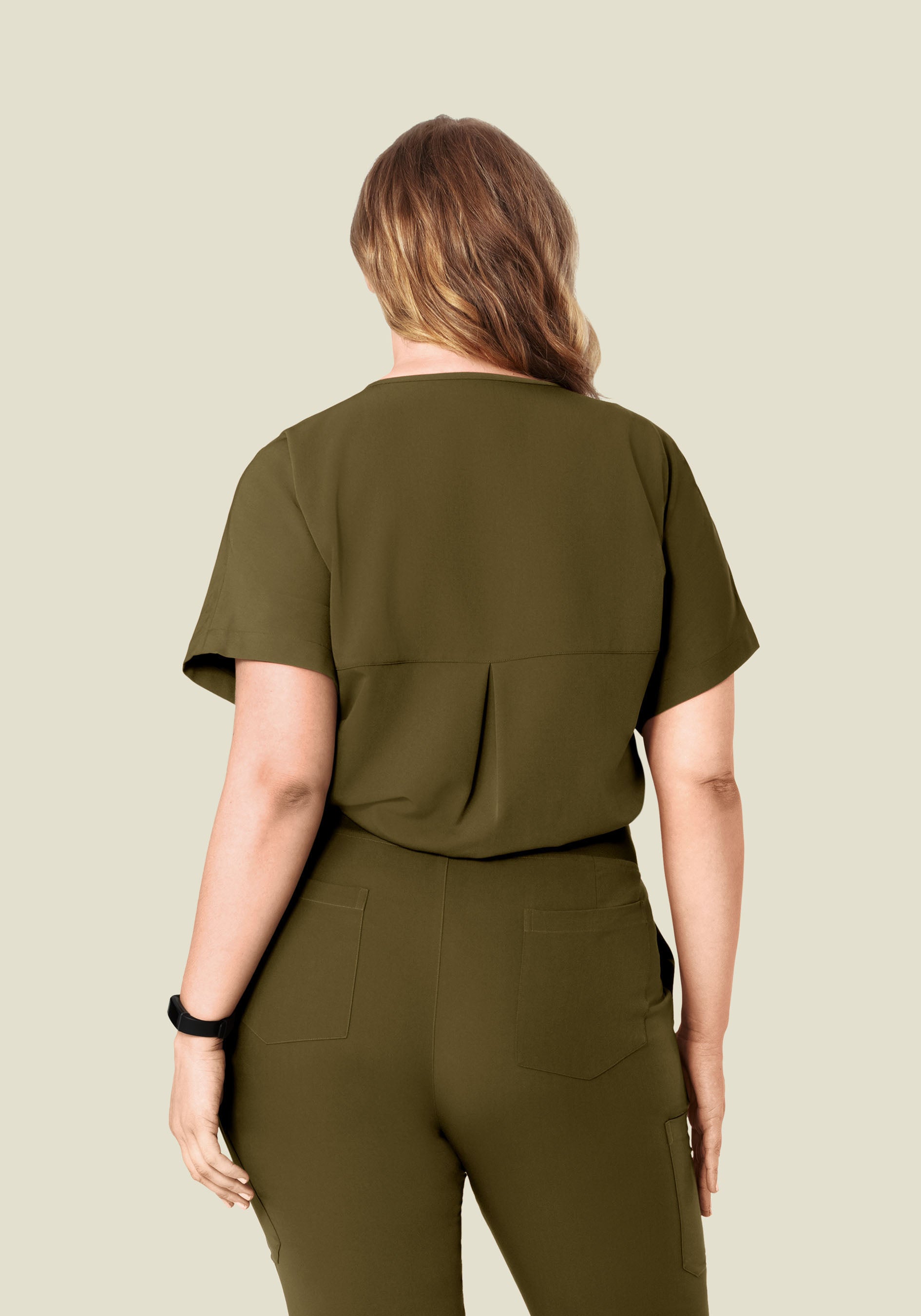 Oversized V Neck Top Manzanilla