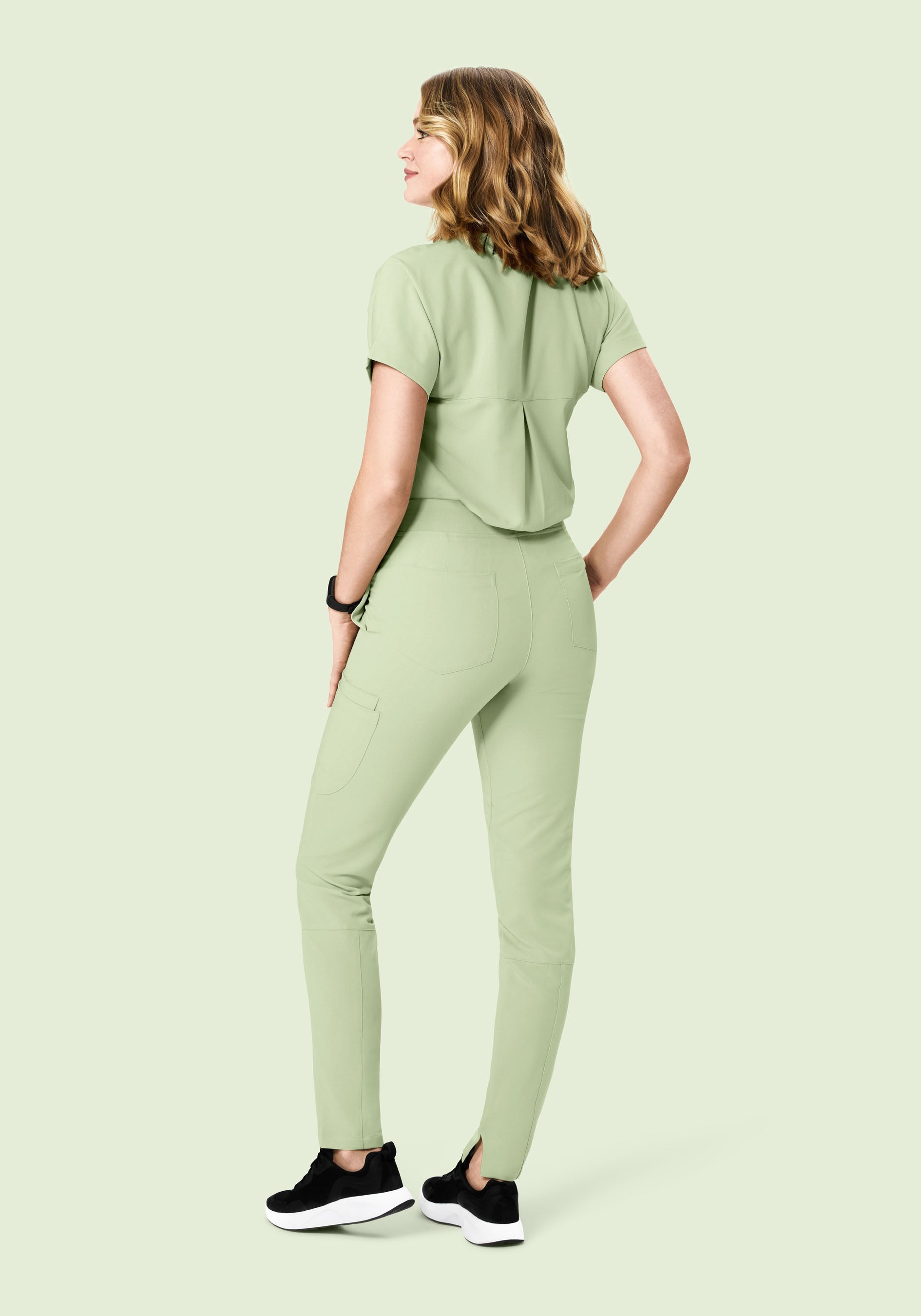6 Pocket Slim Pants Matcha
