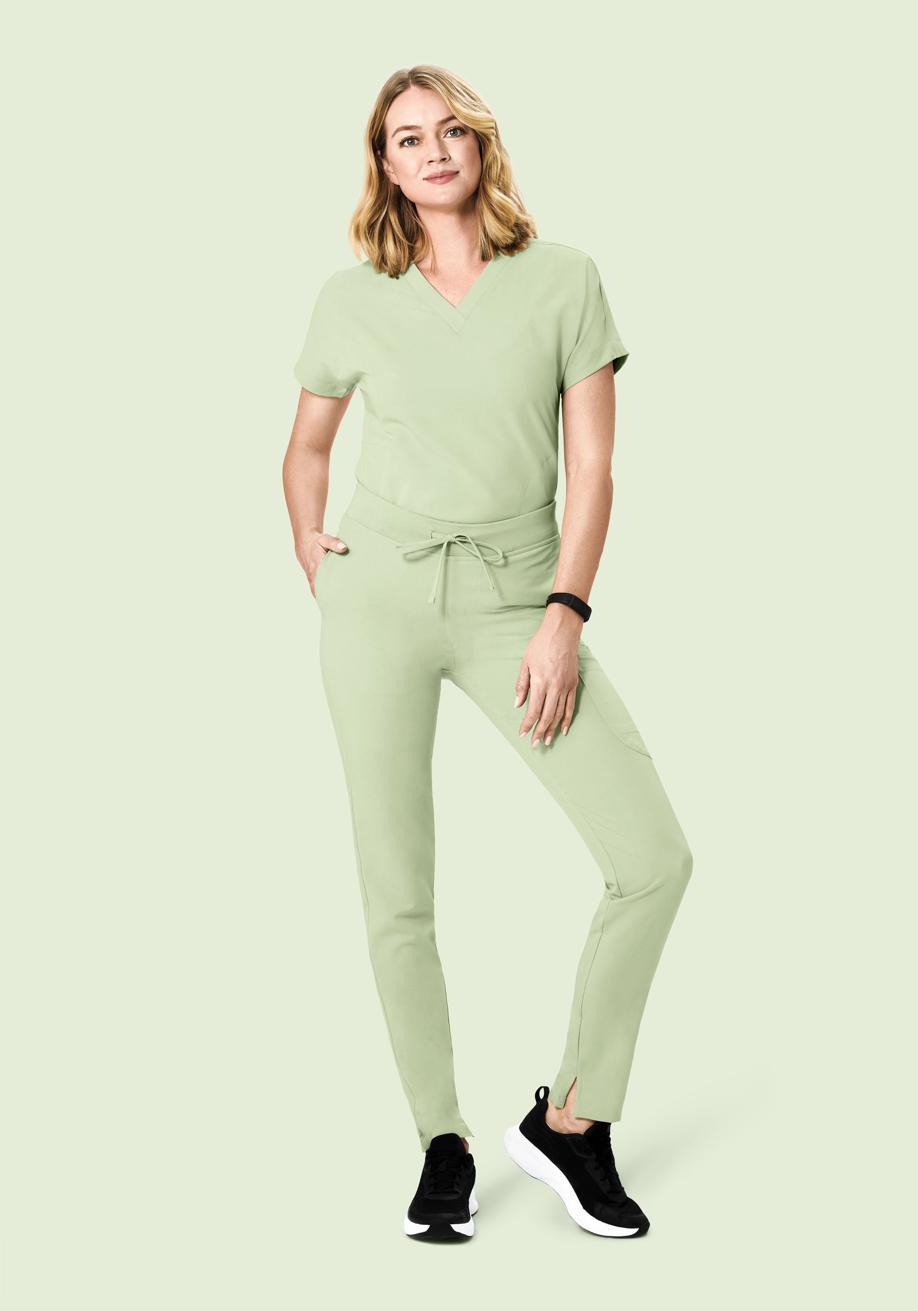 6 Pocket Slim Pants Matcha