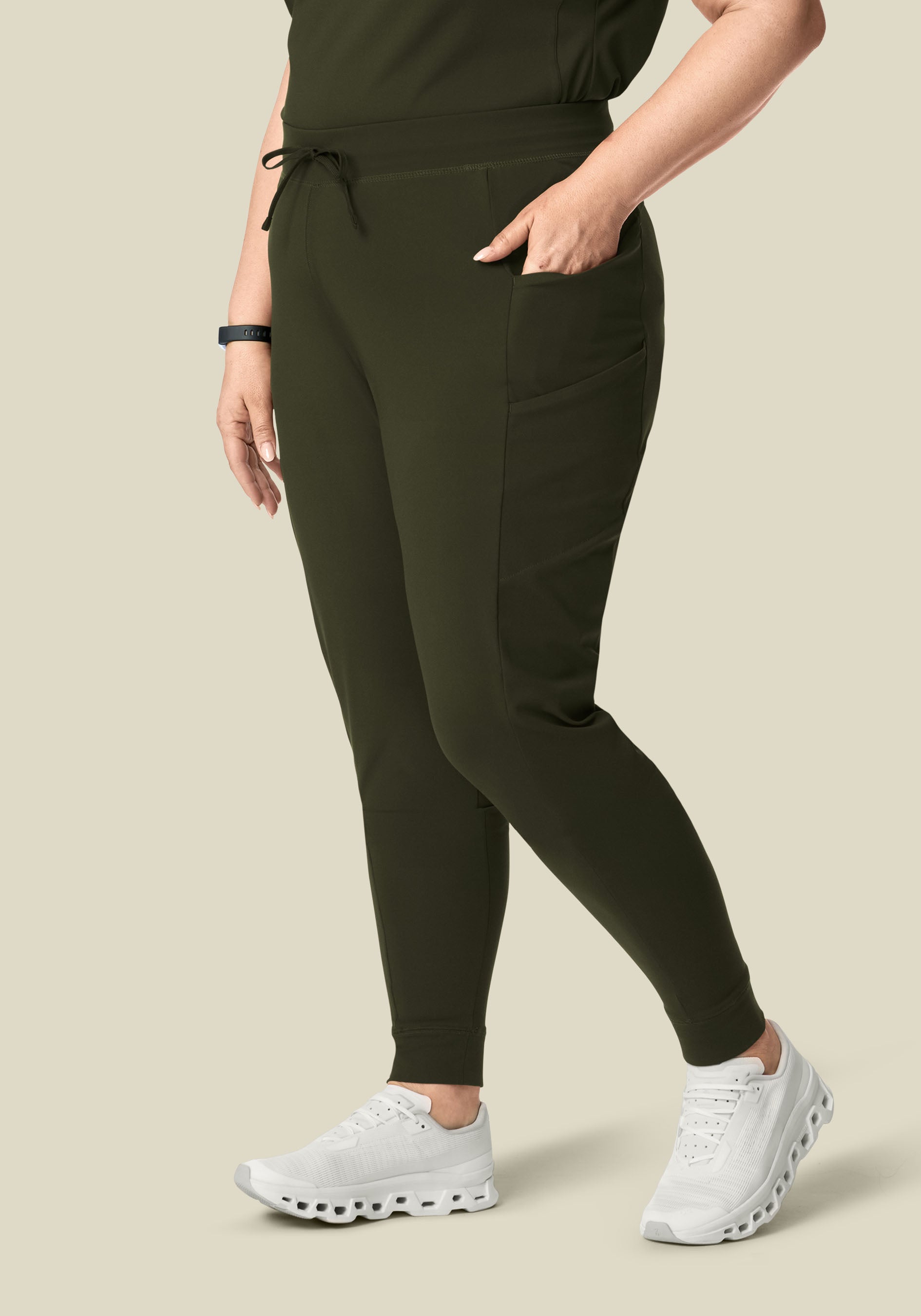 Soft Stretch Joggers Olive