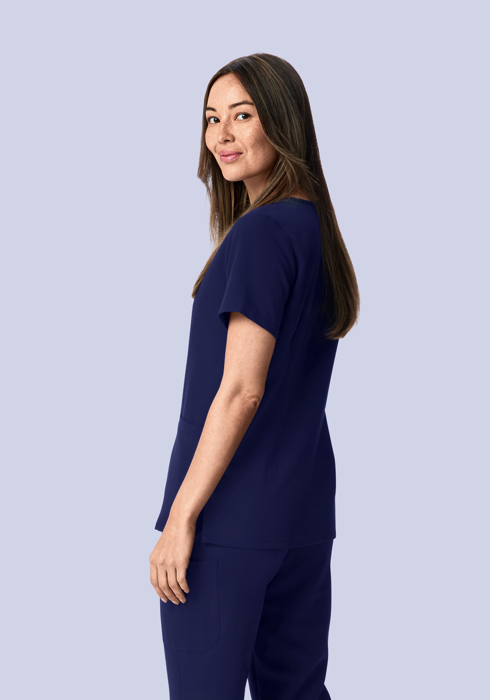 6 Pocket Top Navy