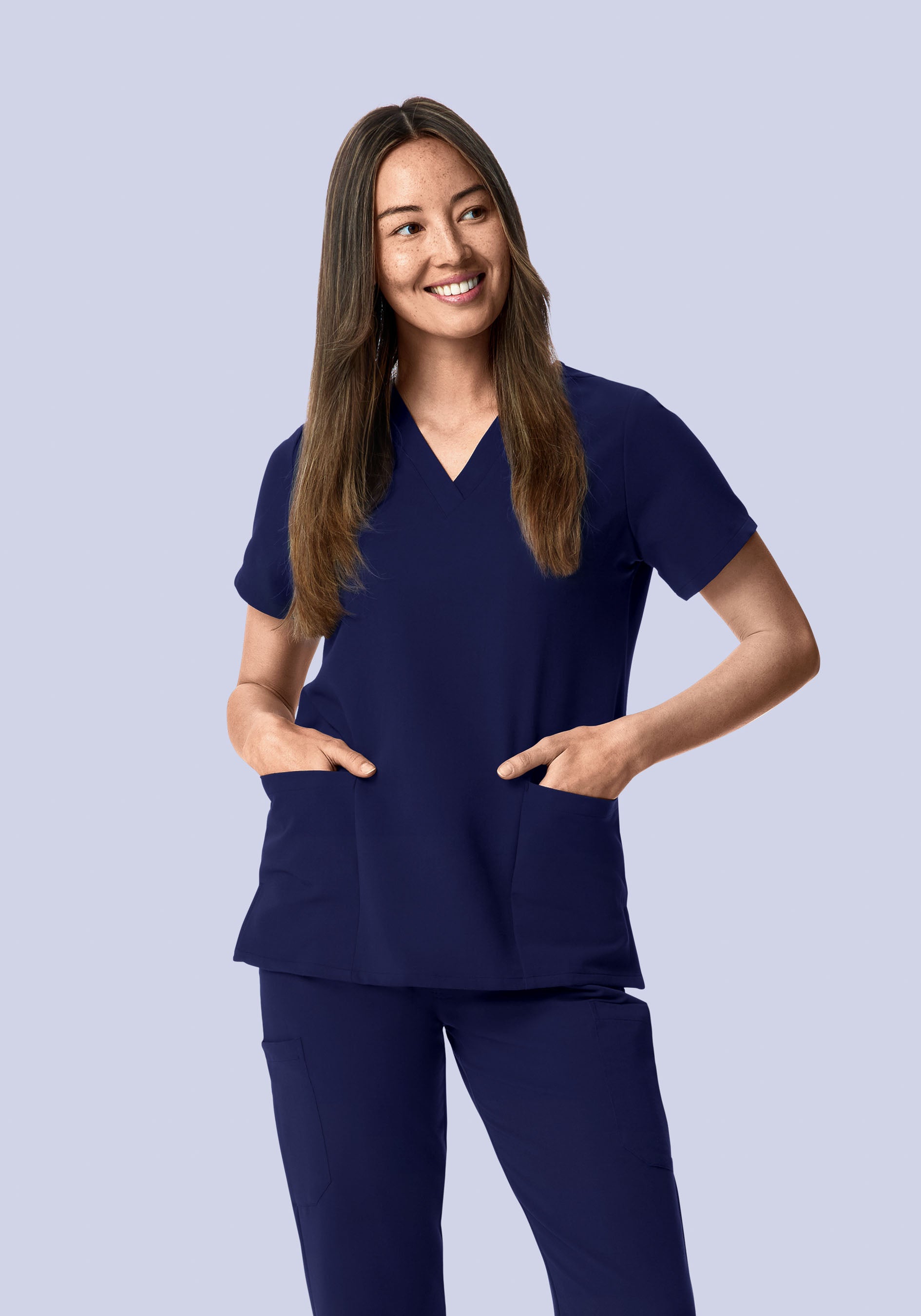6 Pocket Top Navy