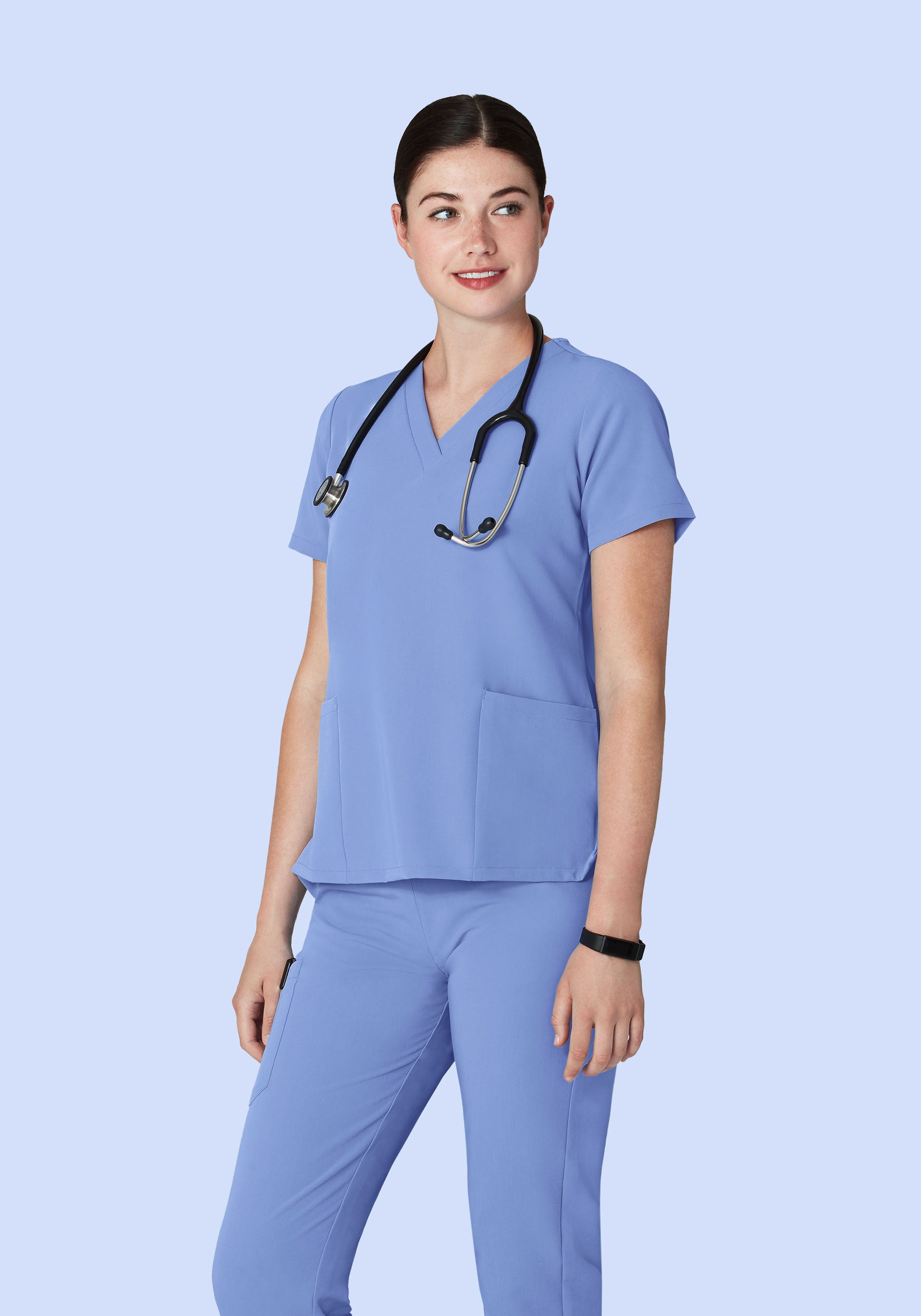 6 Pocket Top Coastline Blue