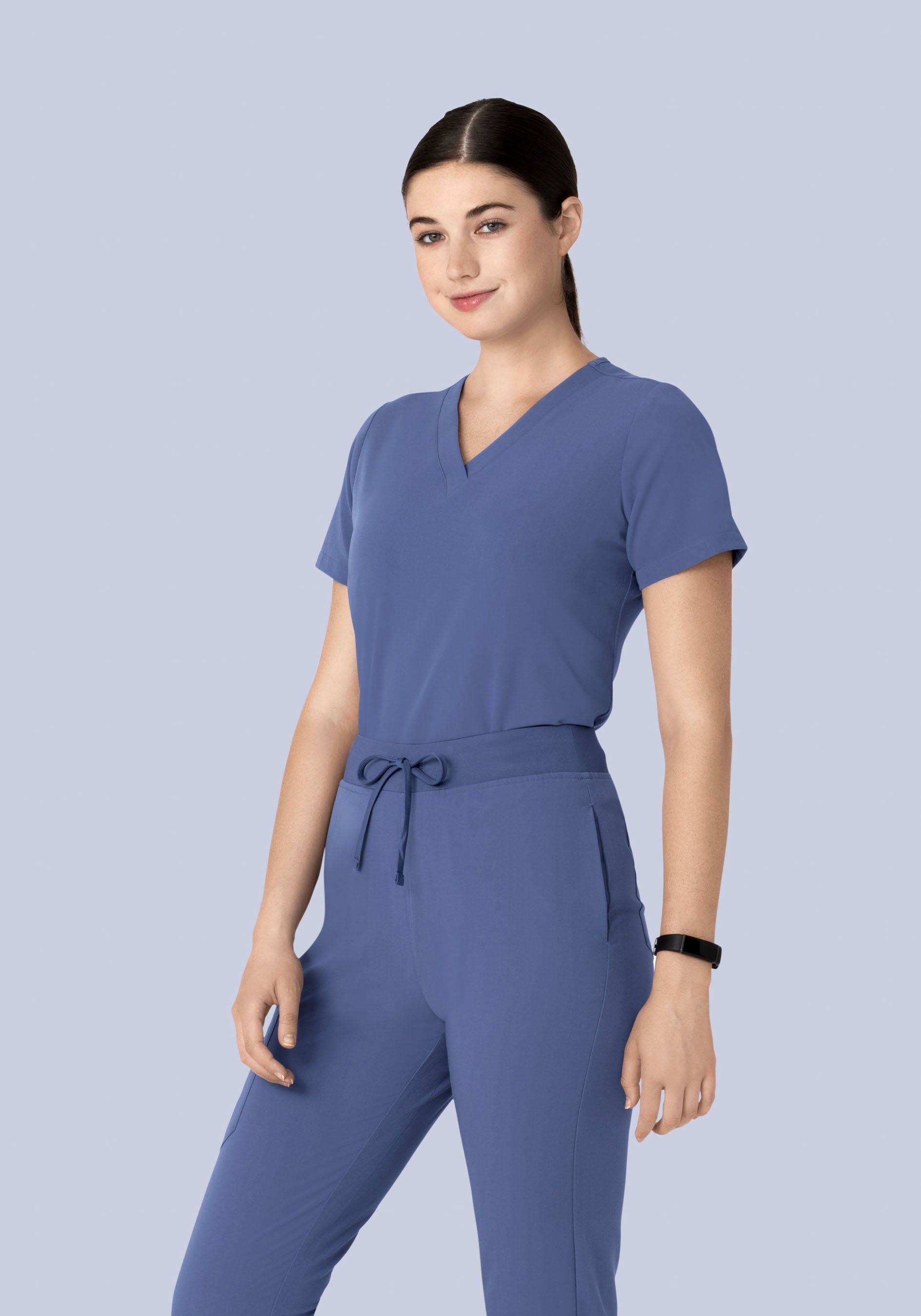 6 Pocket Top Deep Periwinkle