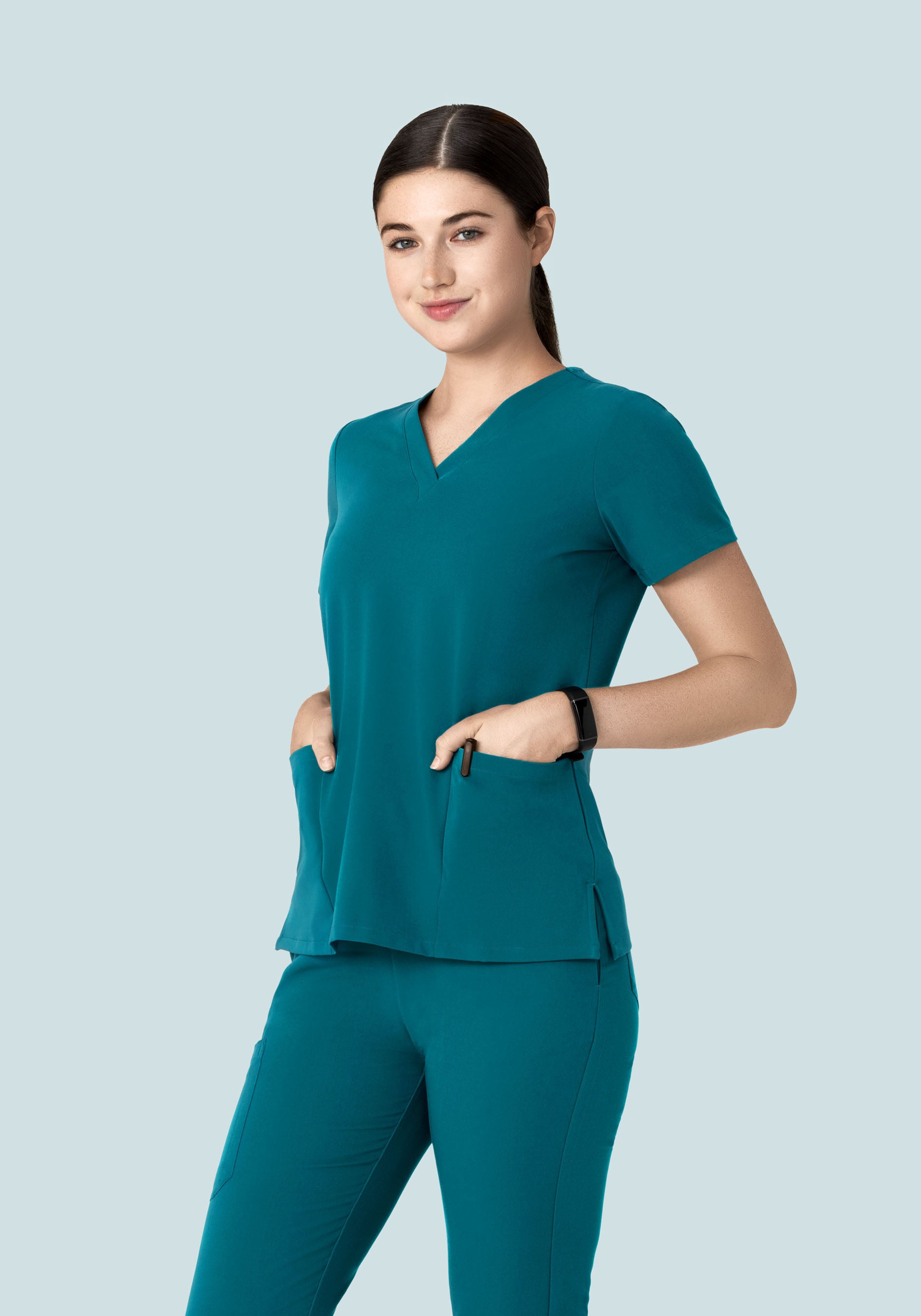 6 Pocket Top Peacock