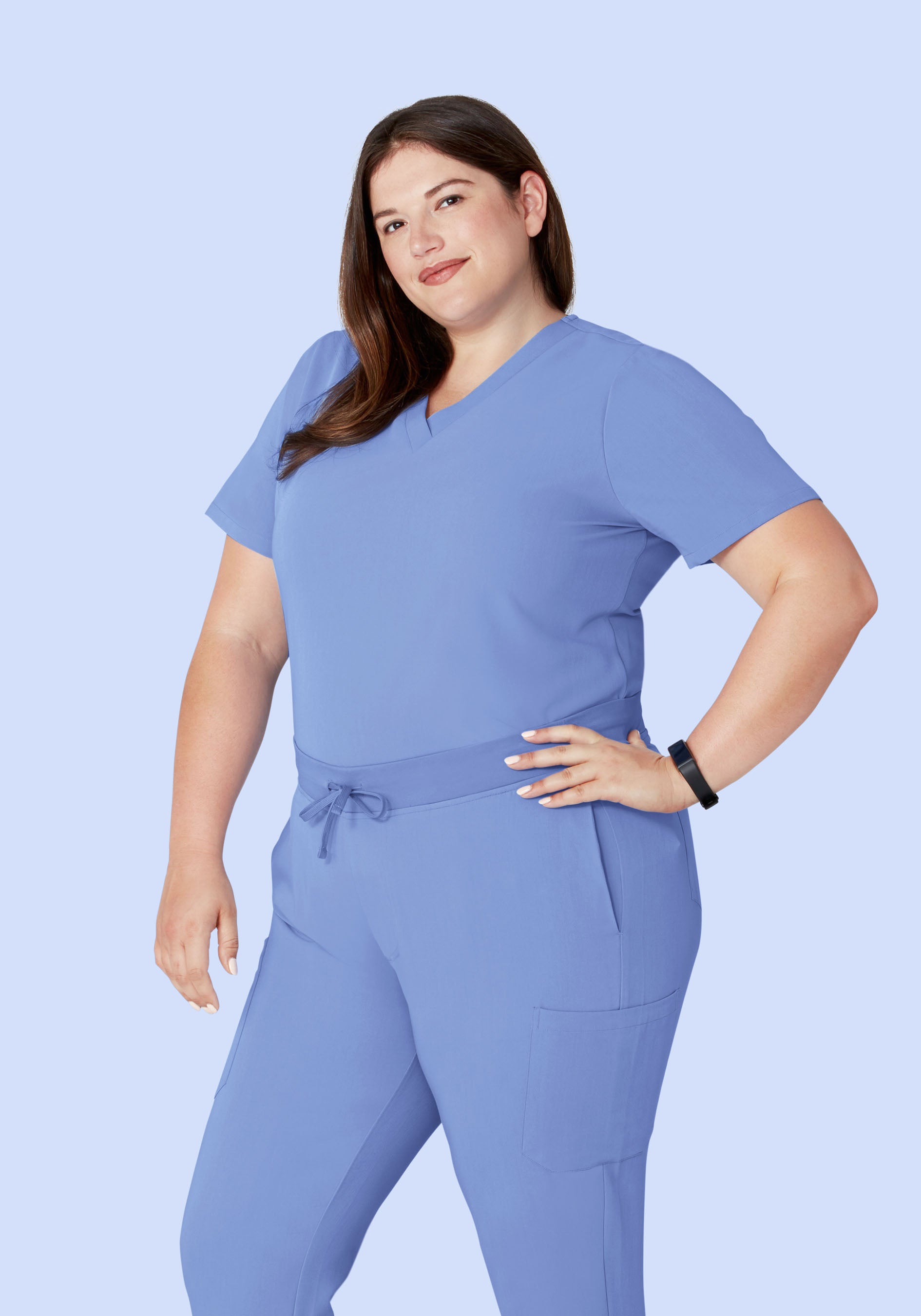 6 Pocket Top Coastline Blue