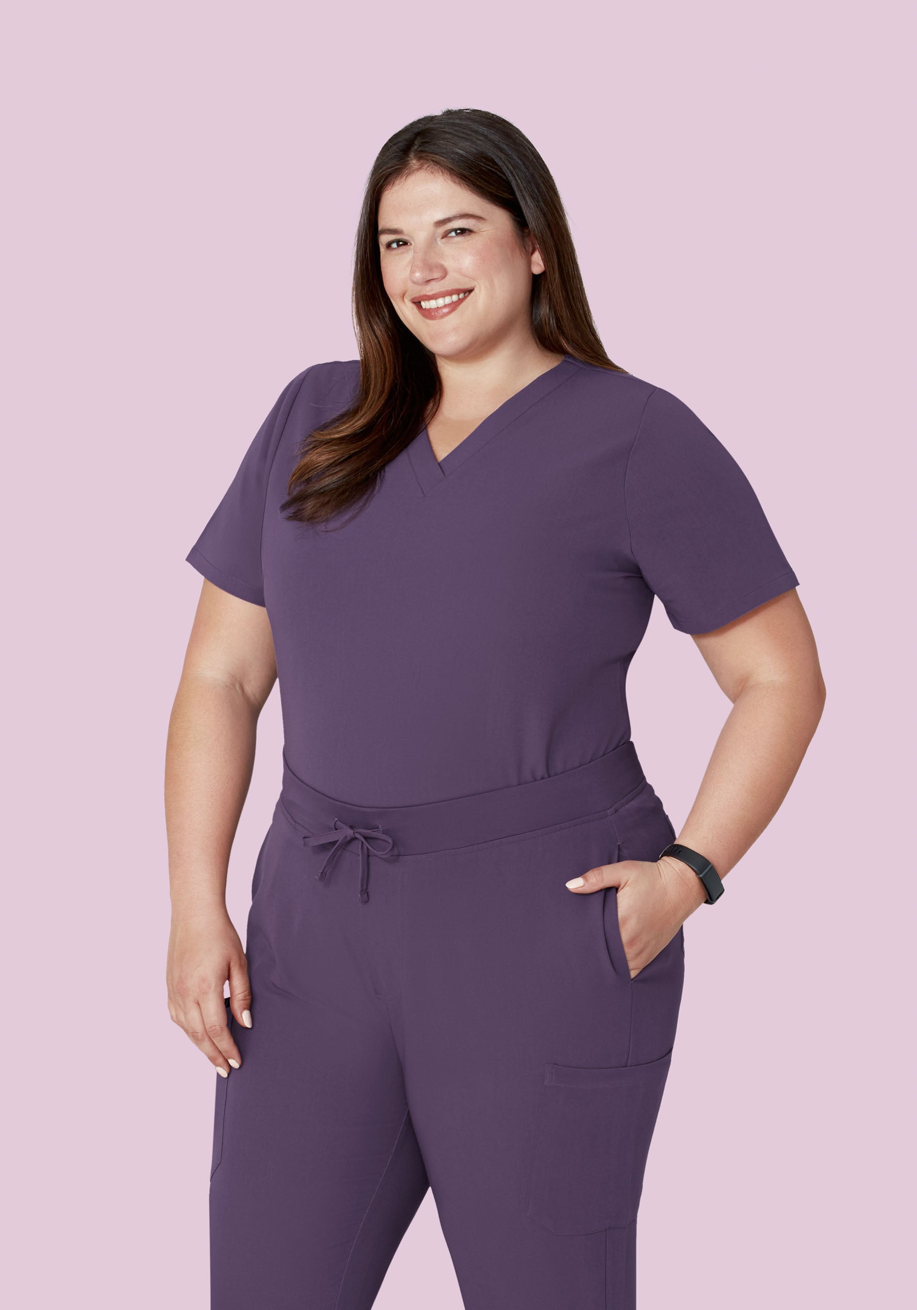 6 Pocket Top Deep Dewberry