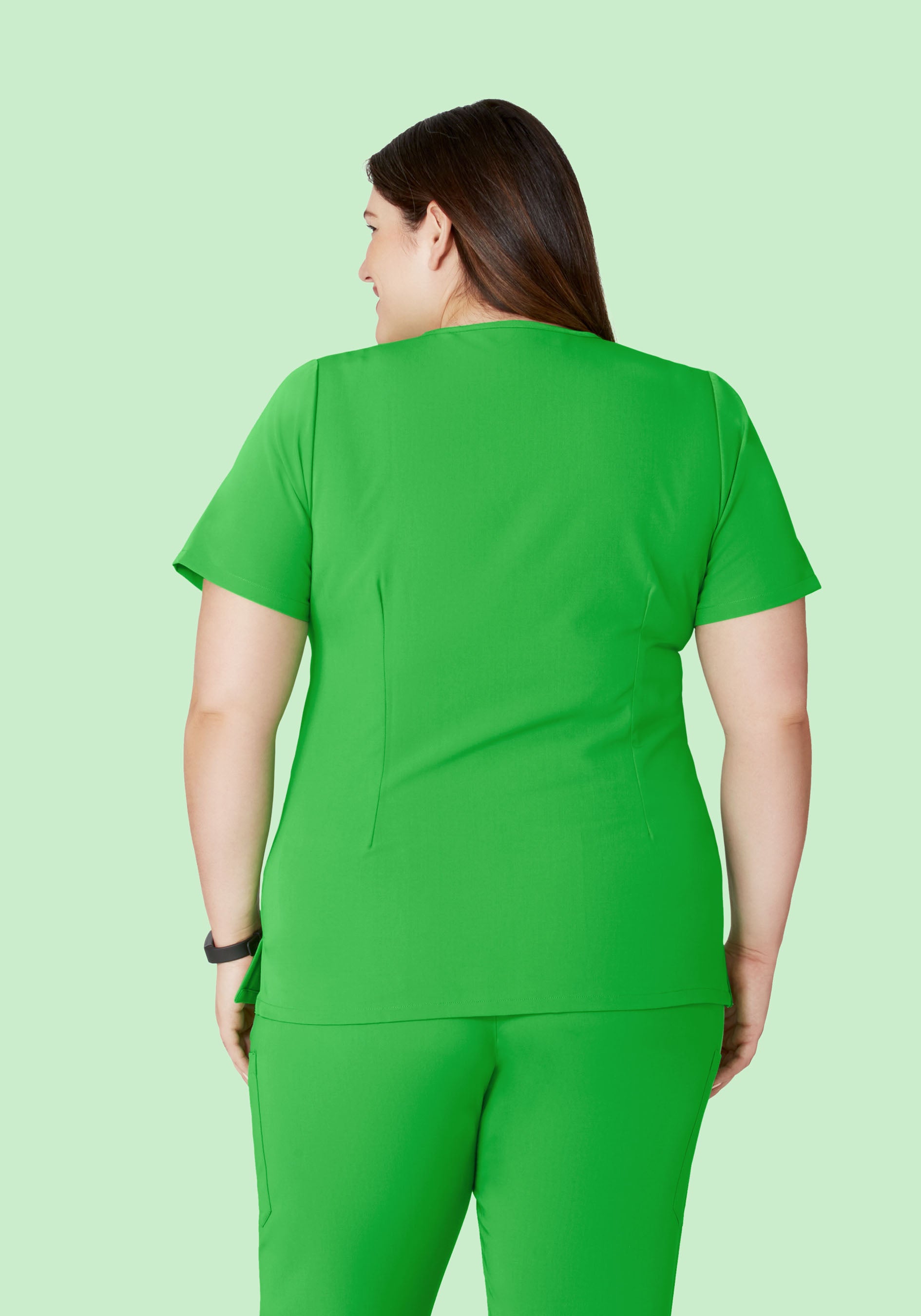 6 Pocket Top Kelly Green