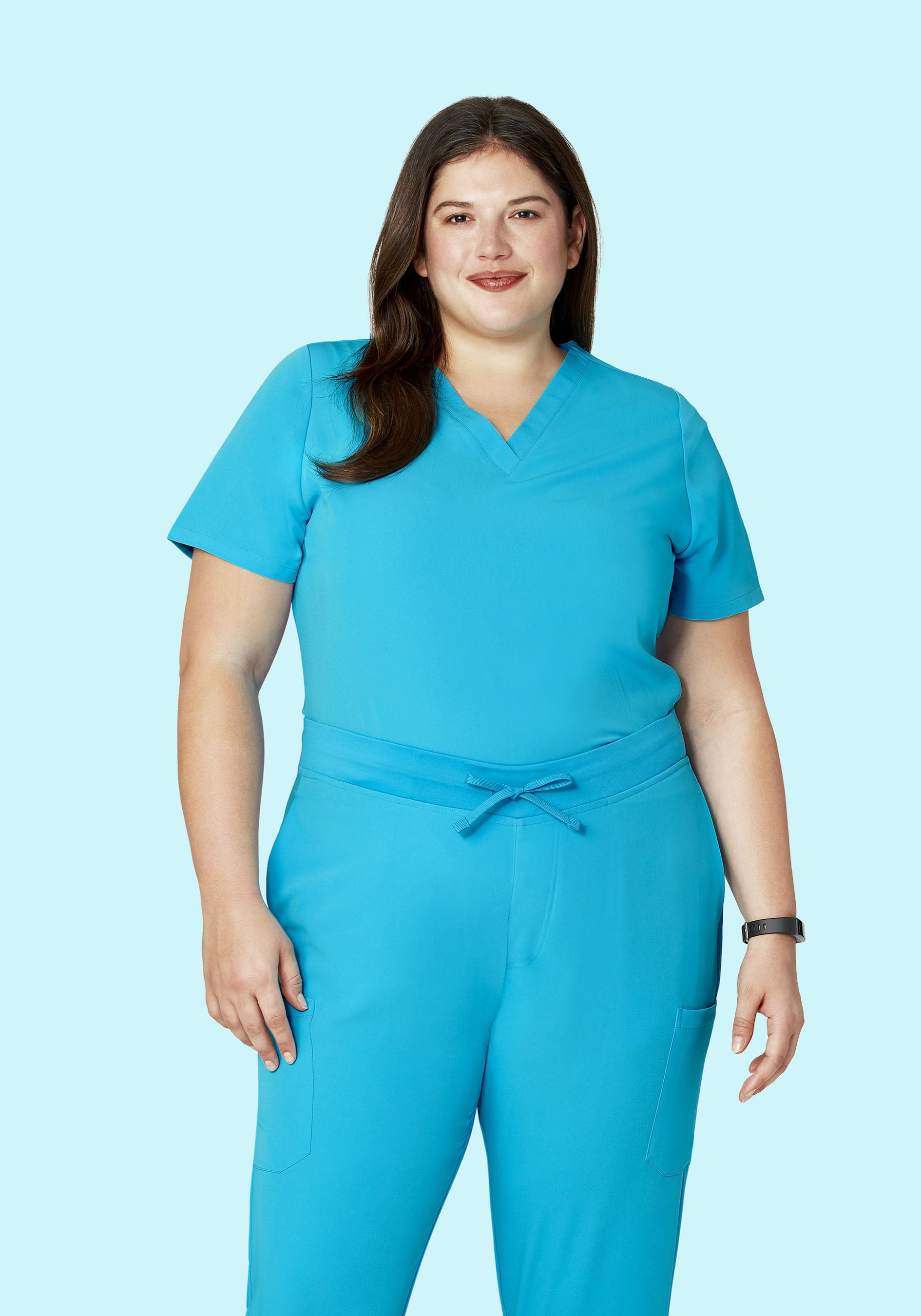 6 Pocket Top Pacific Blue