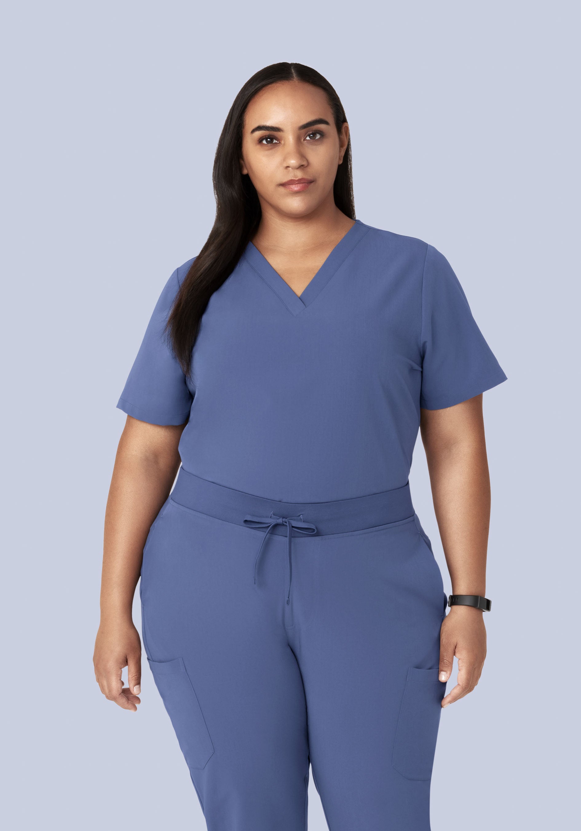 6 Pocket Top Deep Periwinkle