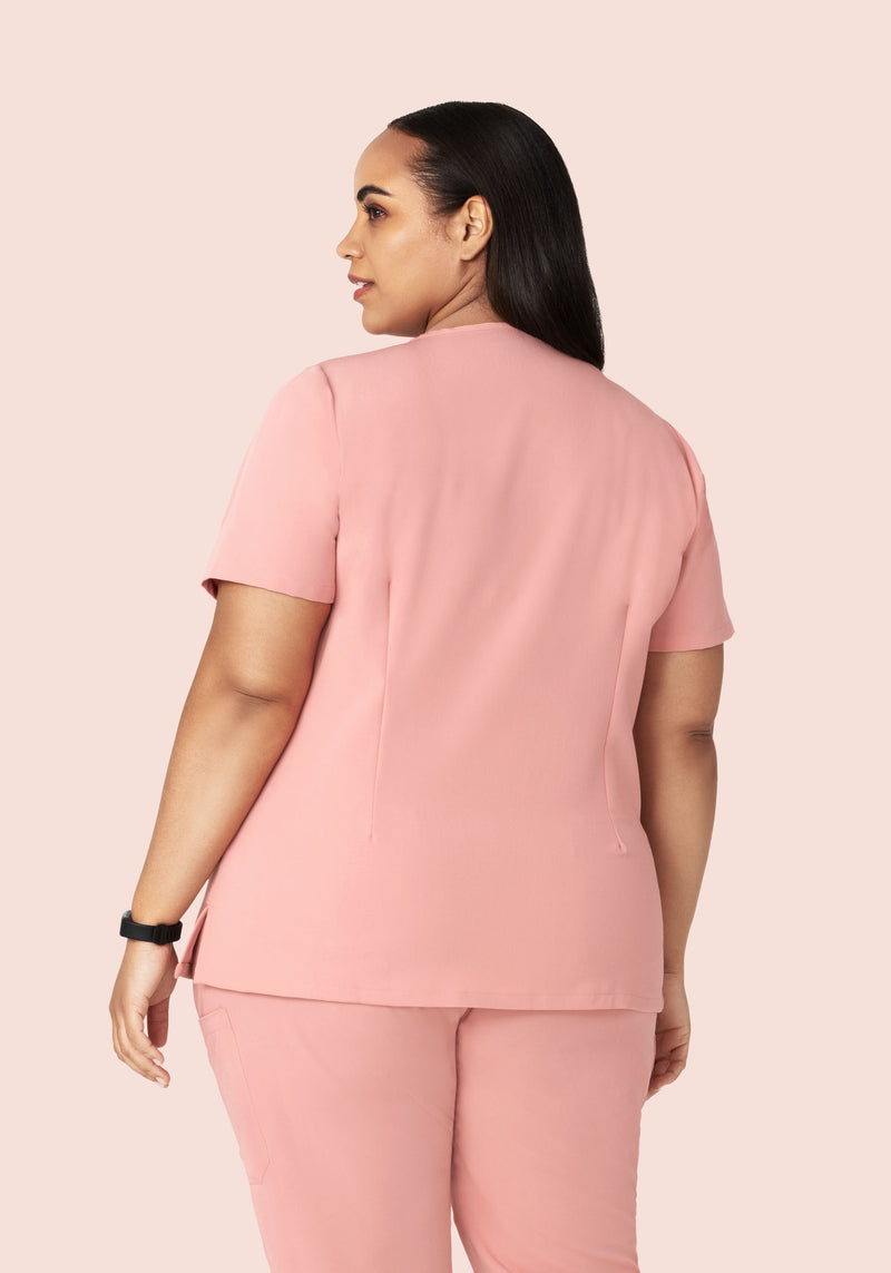 6 Pocket Top Dusty Pink