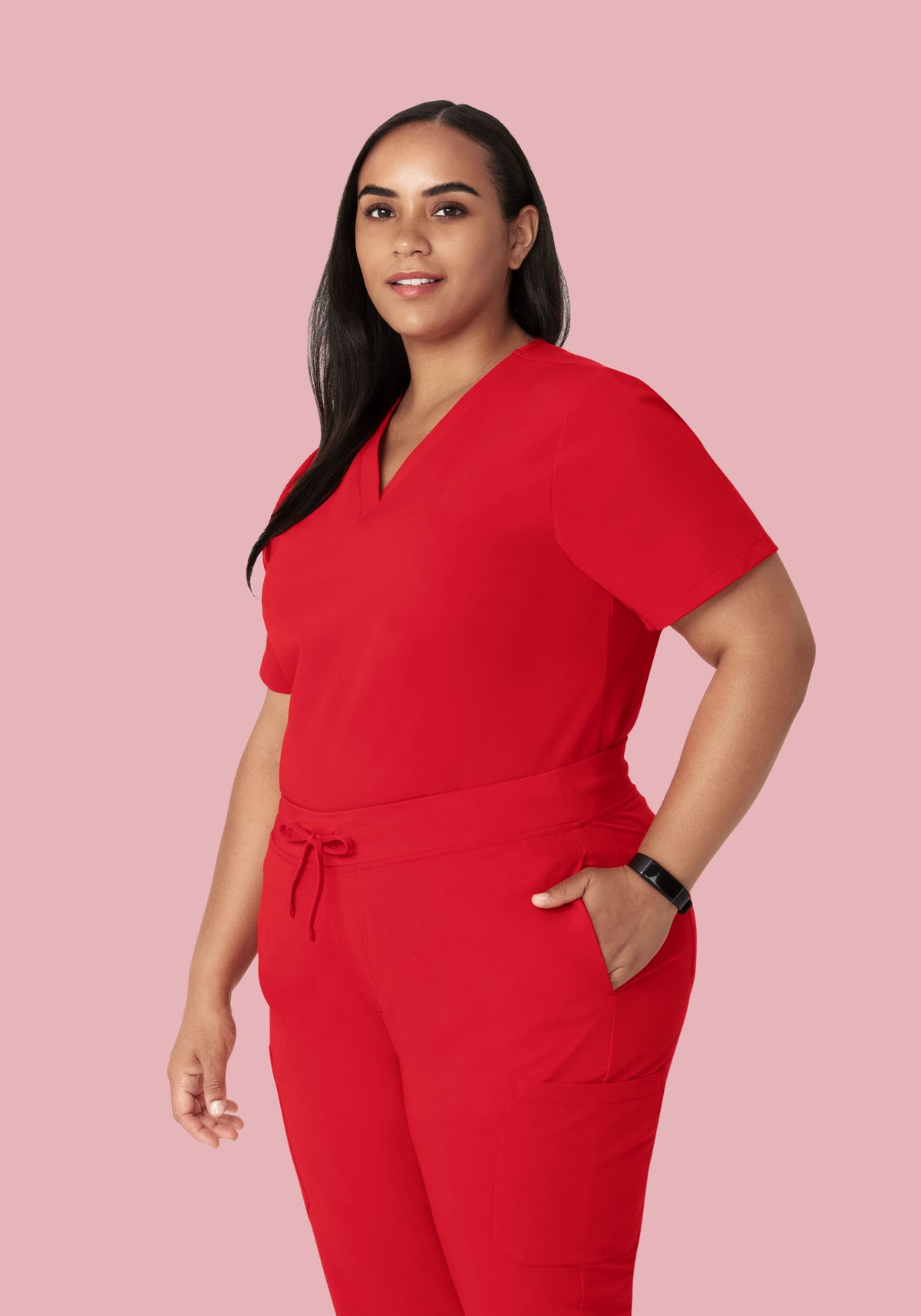 6 Pocket Top Poppy Red