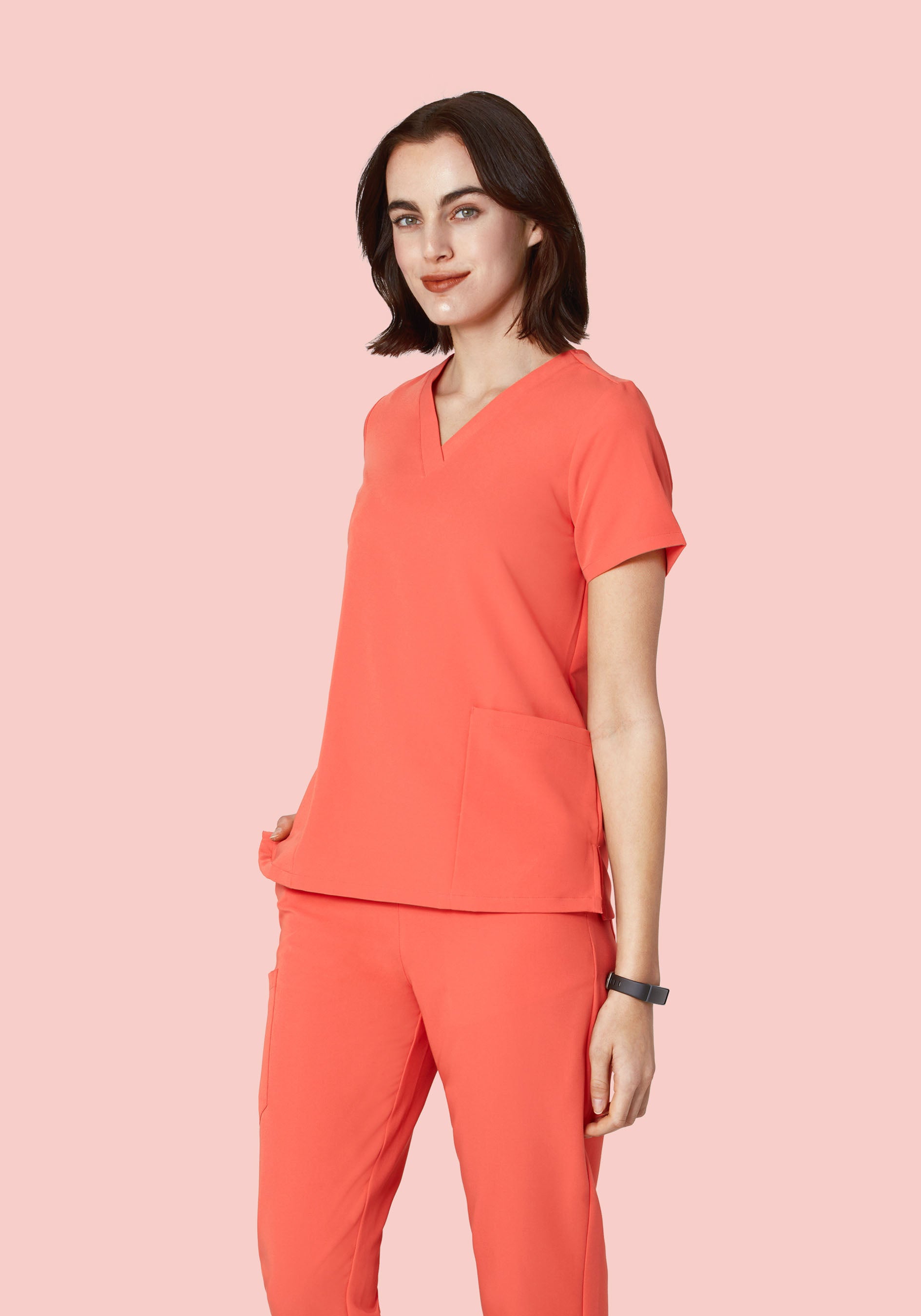 6 Pocket Top Coral