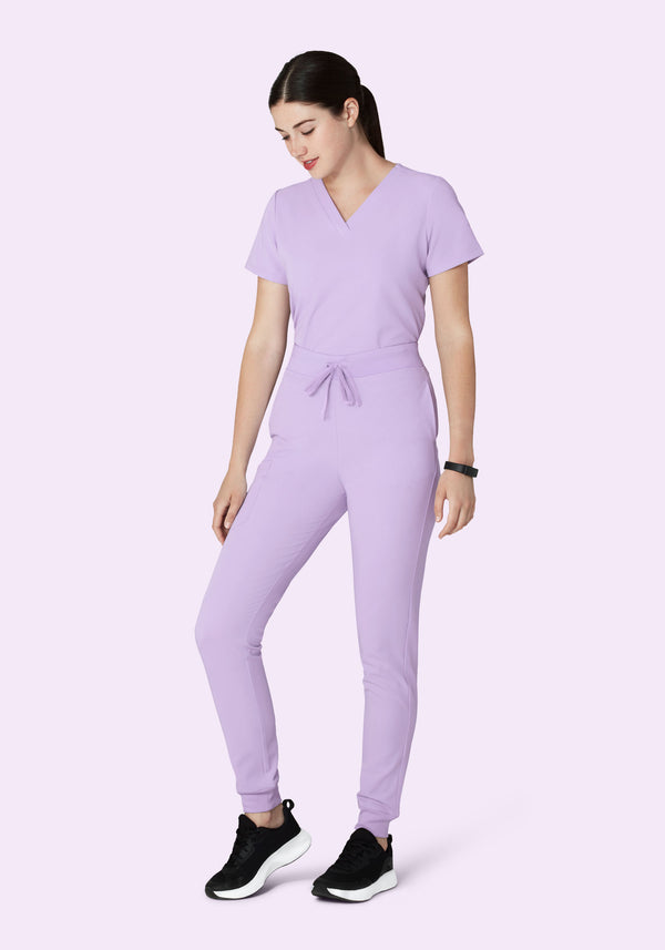 High Waisted Joggers Cool Lavender