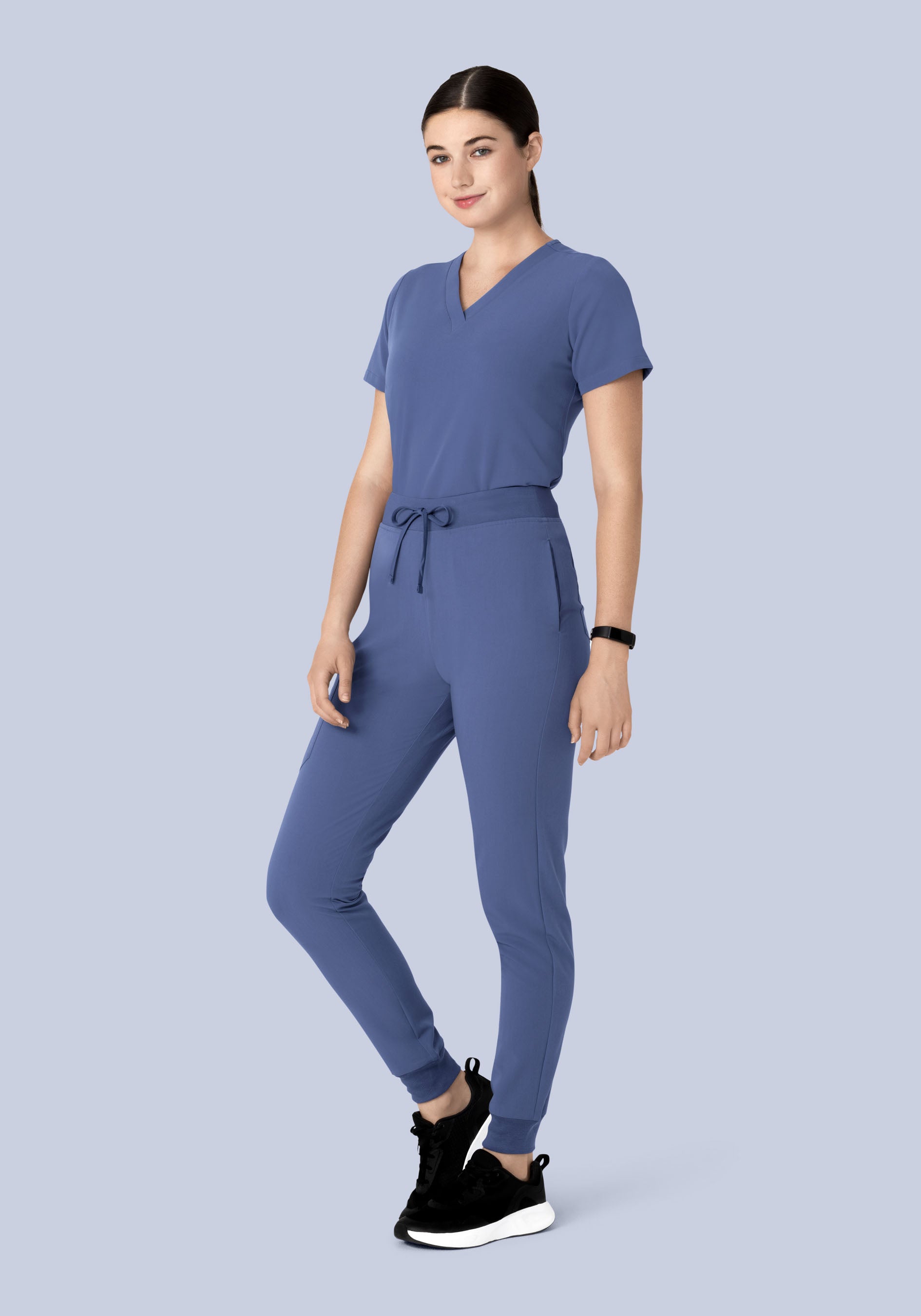 6 Pocket Top Deep Periwinkle