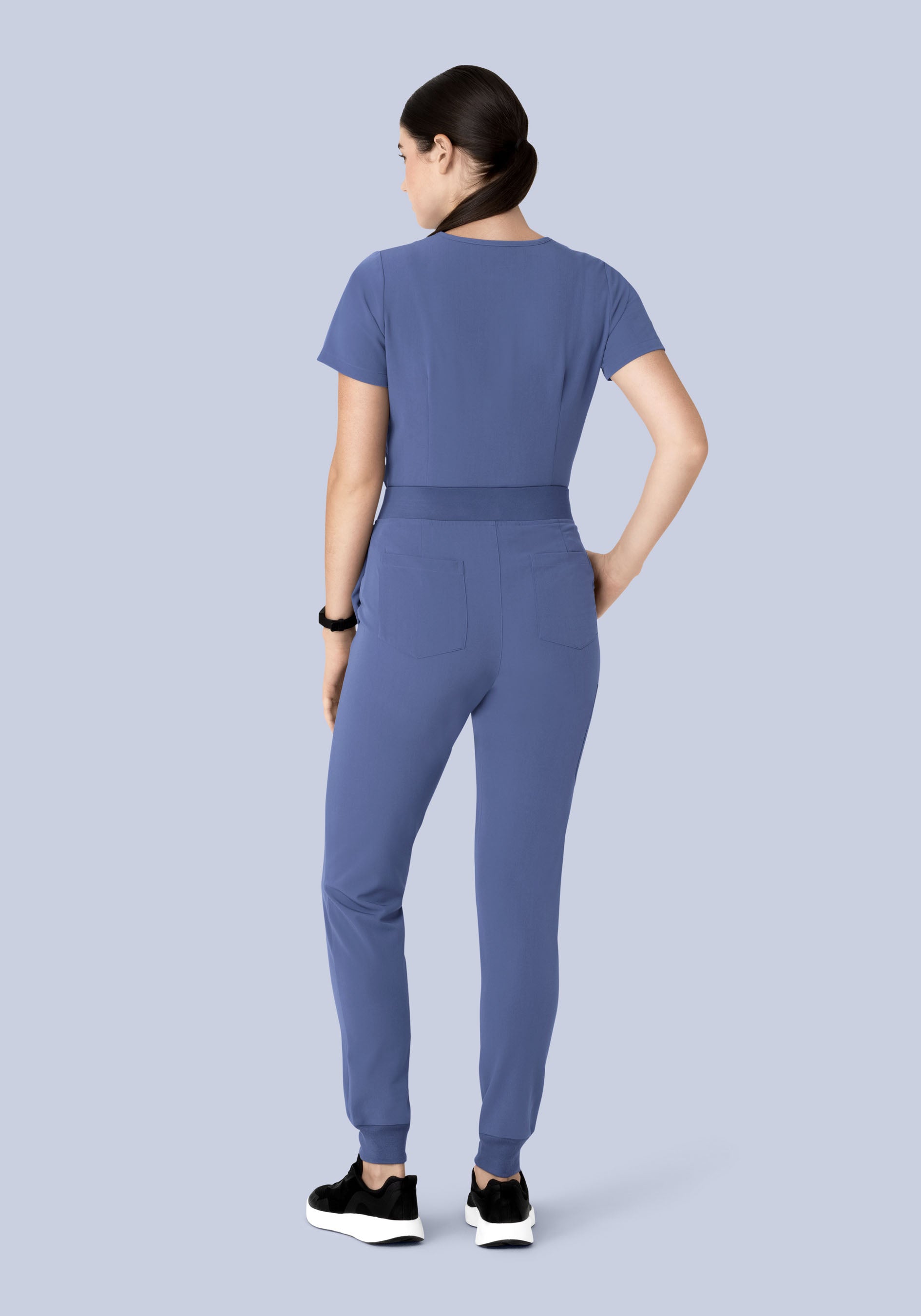 6 Pocket Top Deep Periwinkle