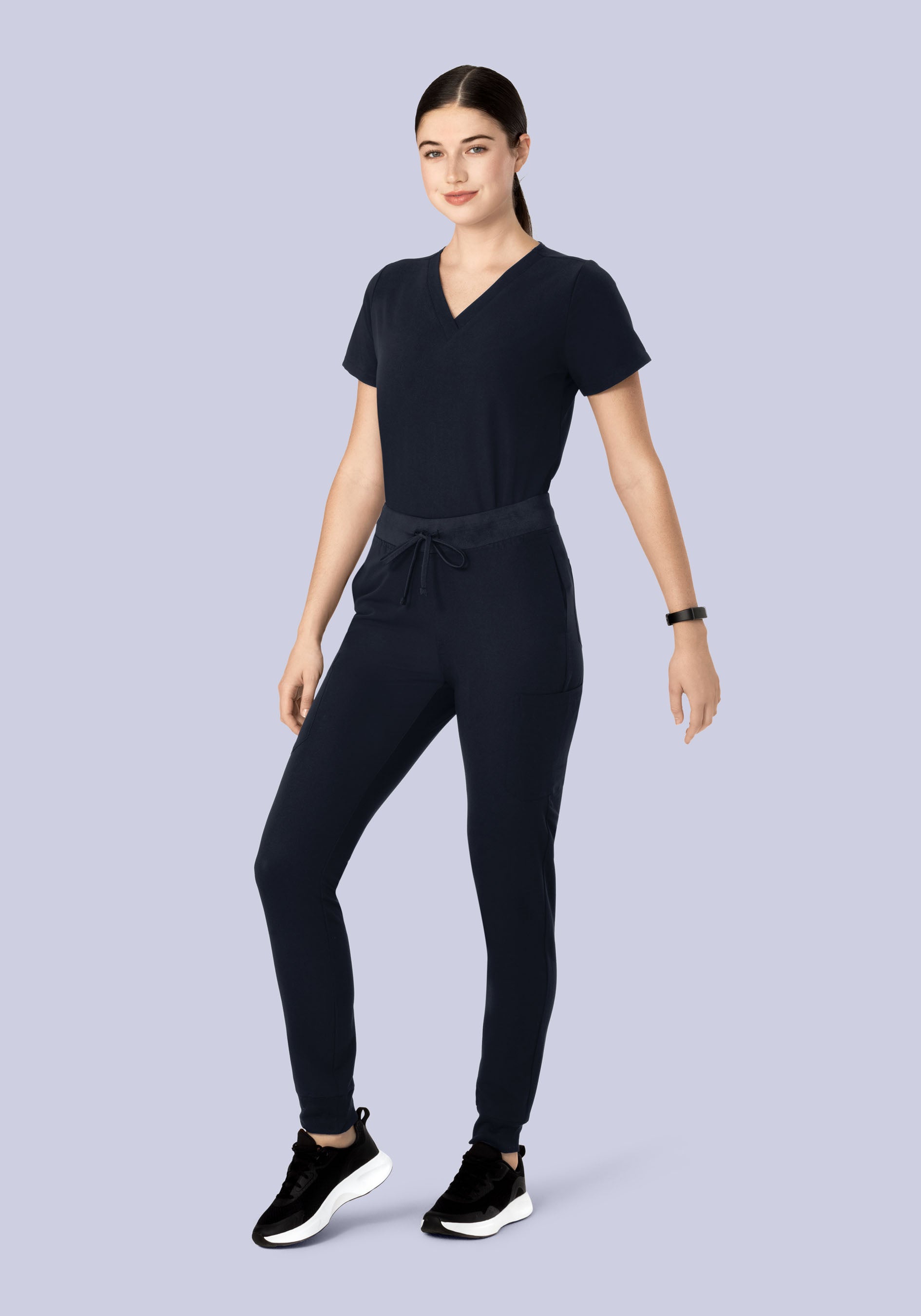 High Waisted Joggers Midnight Navy