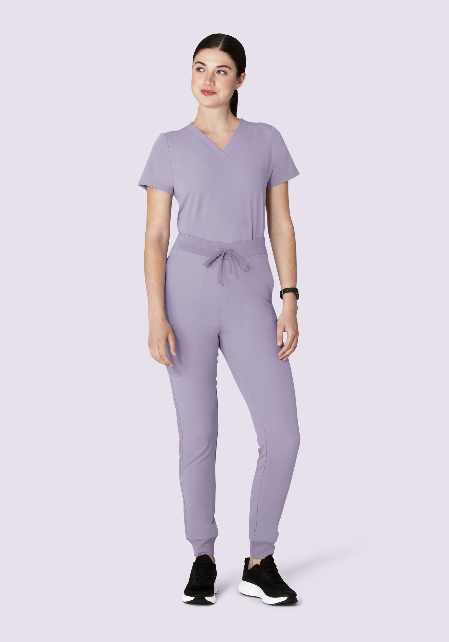 High Waisted Joggers Ube