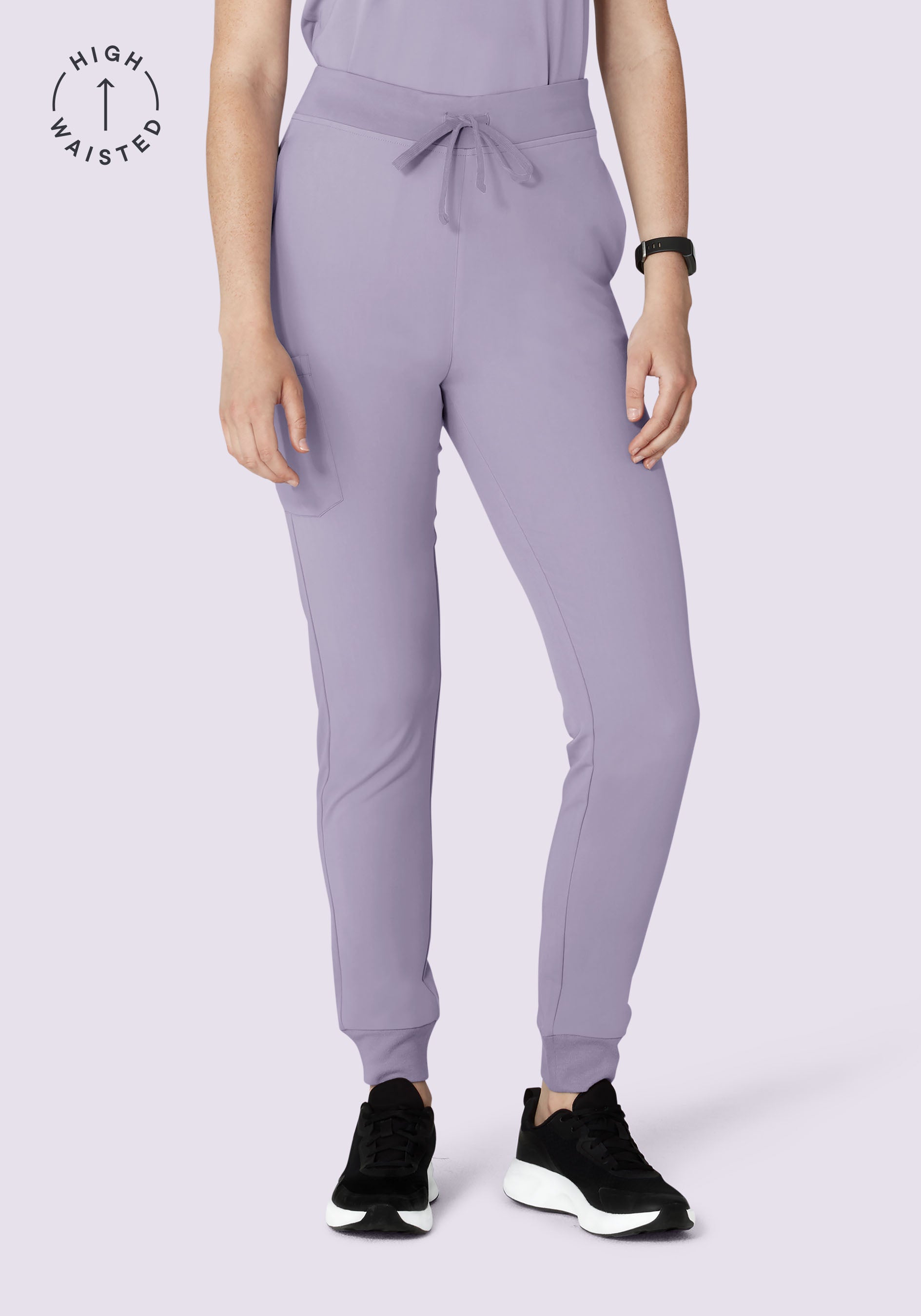 High Waisted Joggers Ube