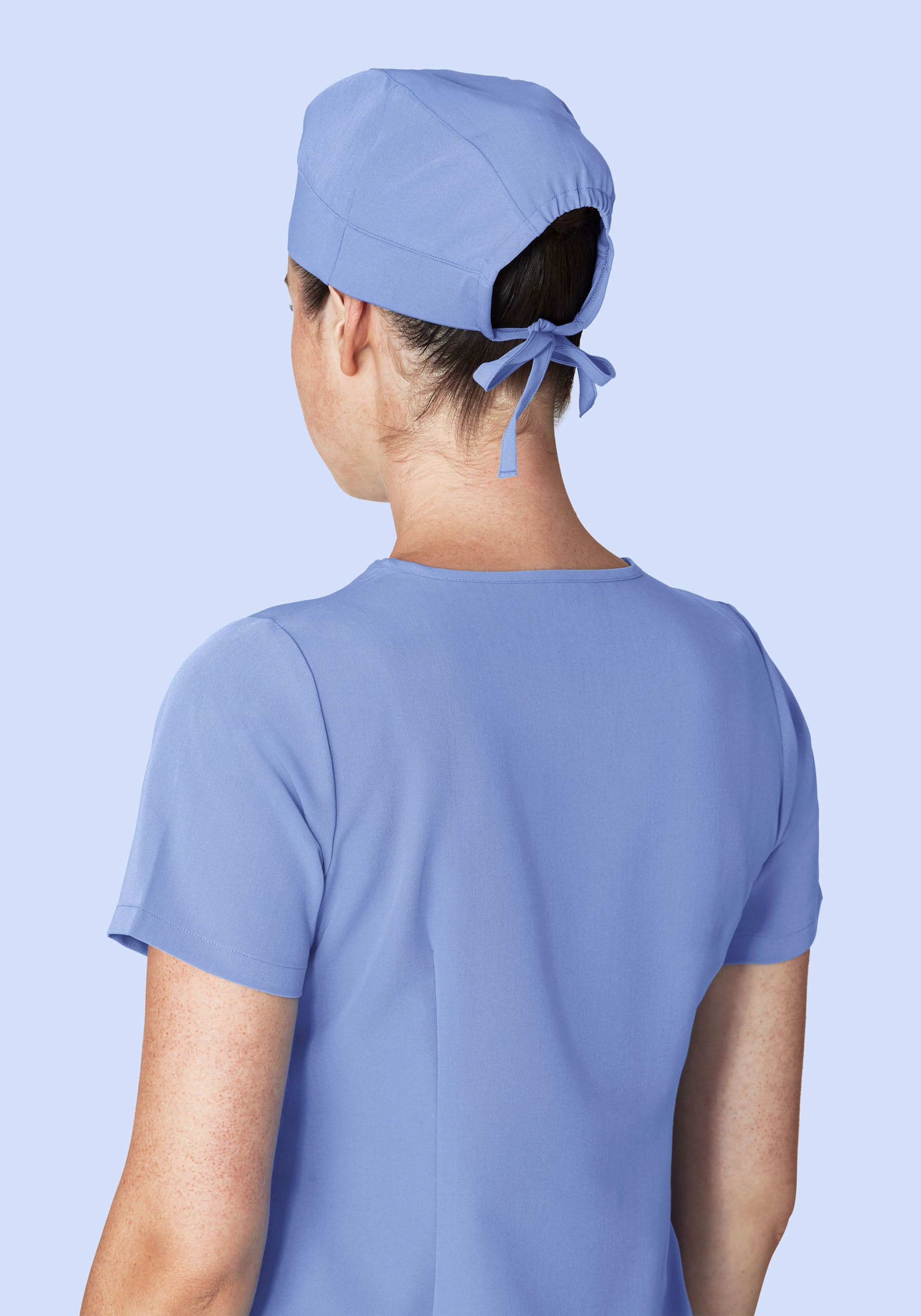 Contemporary Scrub Cap Coastline Blue