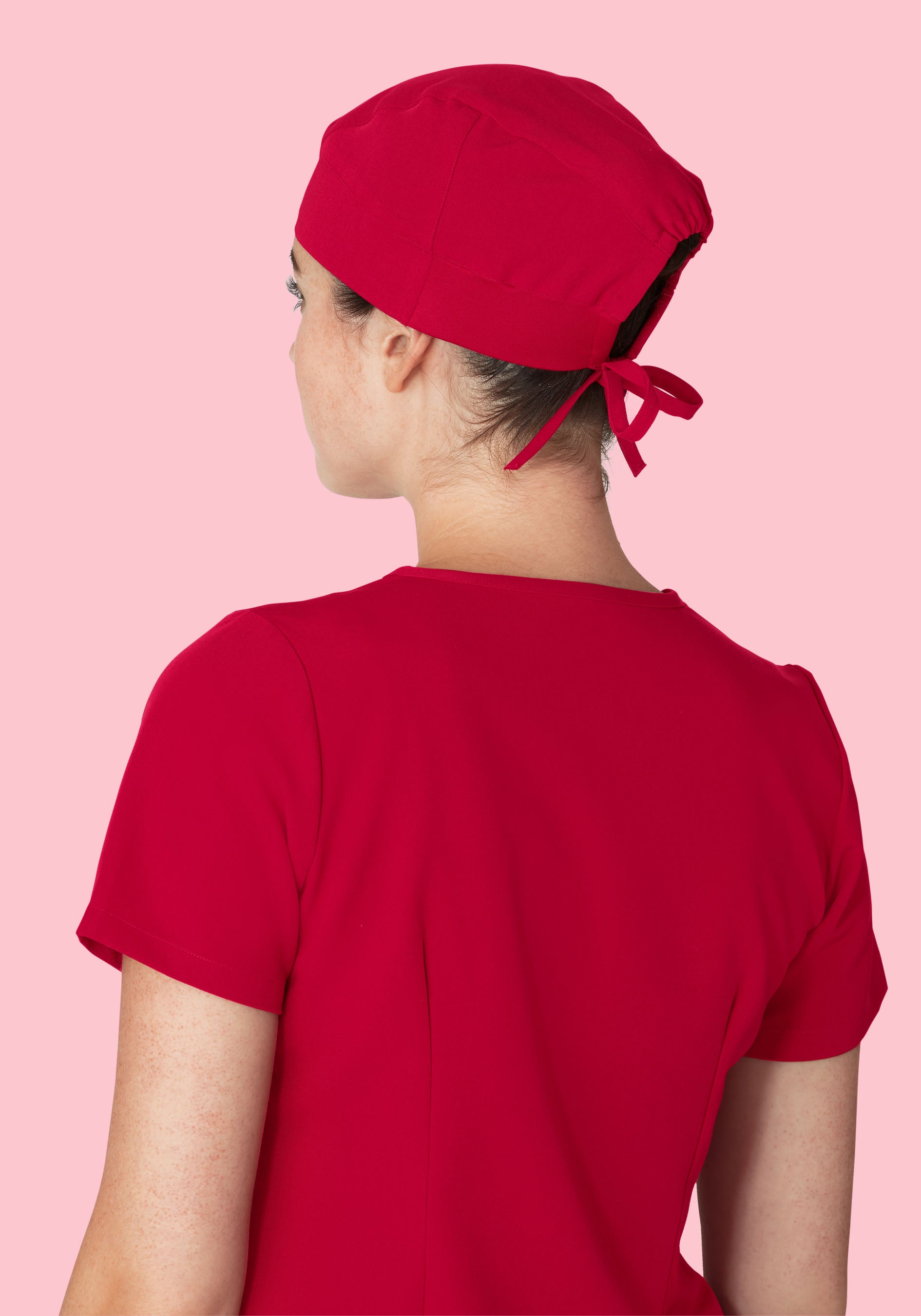 Contemporary Scrub Cap Crimson