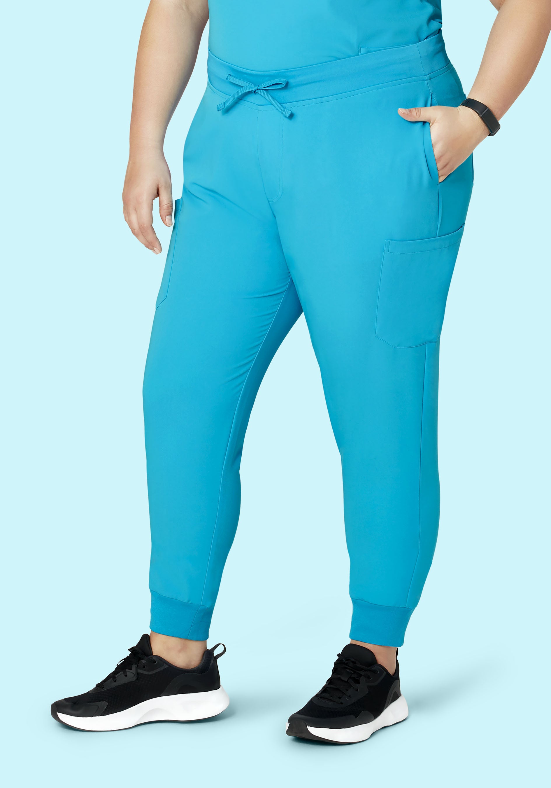 9 Pocket Joggers Pacific Blue