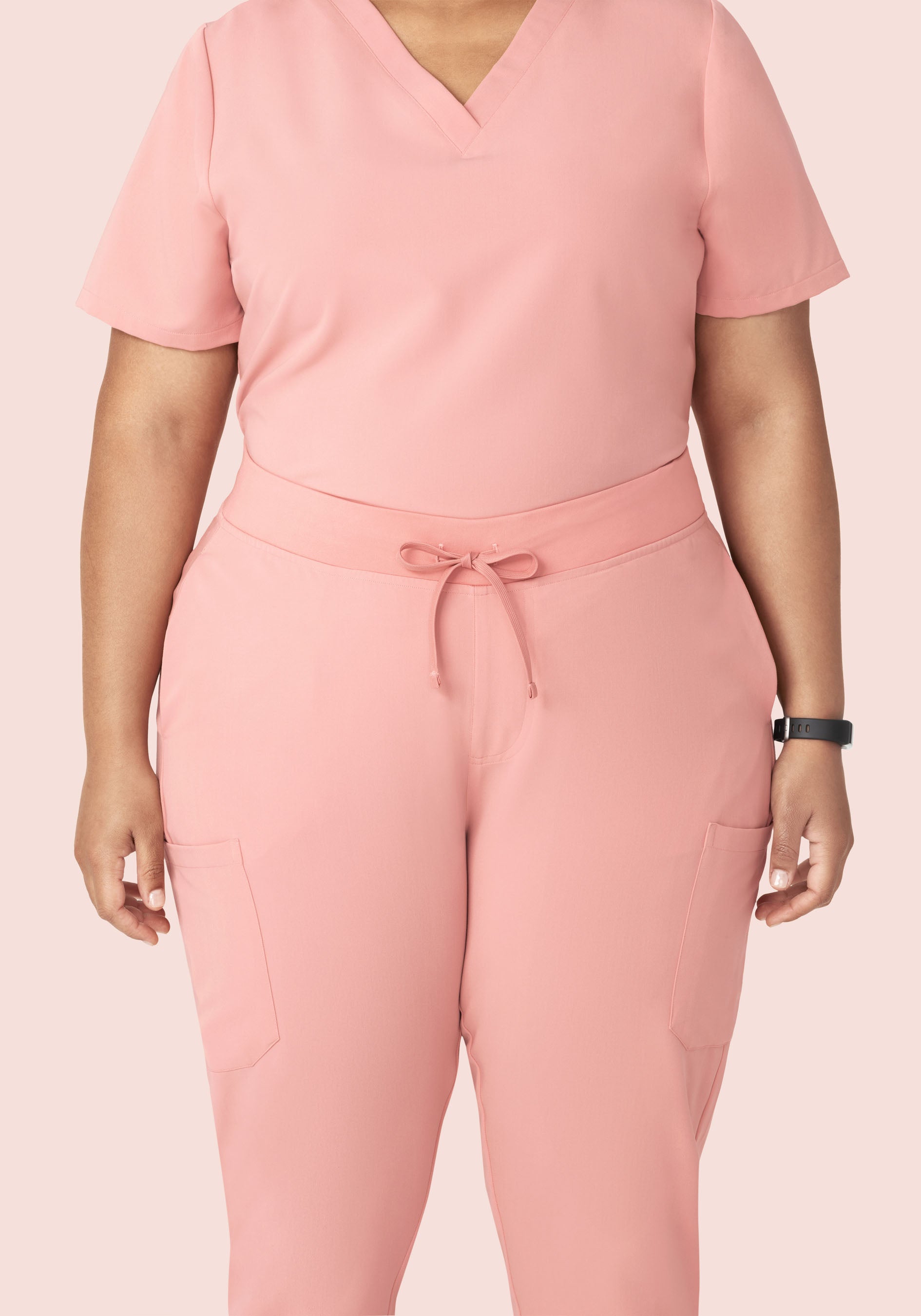 9 Pocket Joggers Dusty Pink