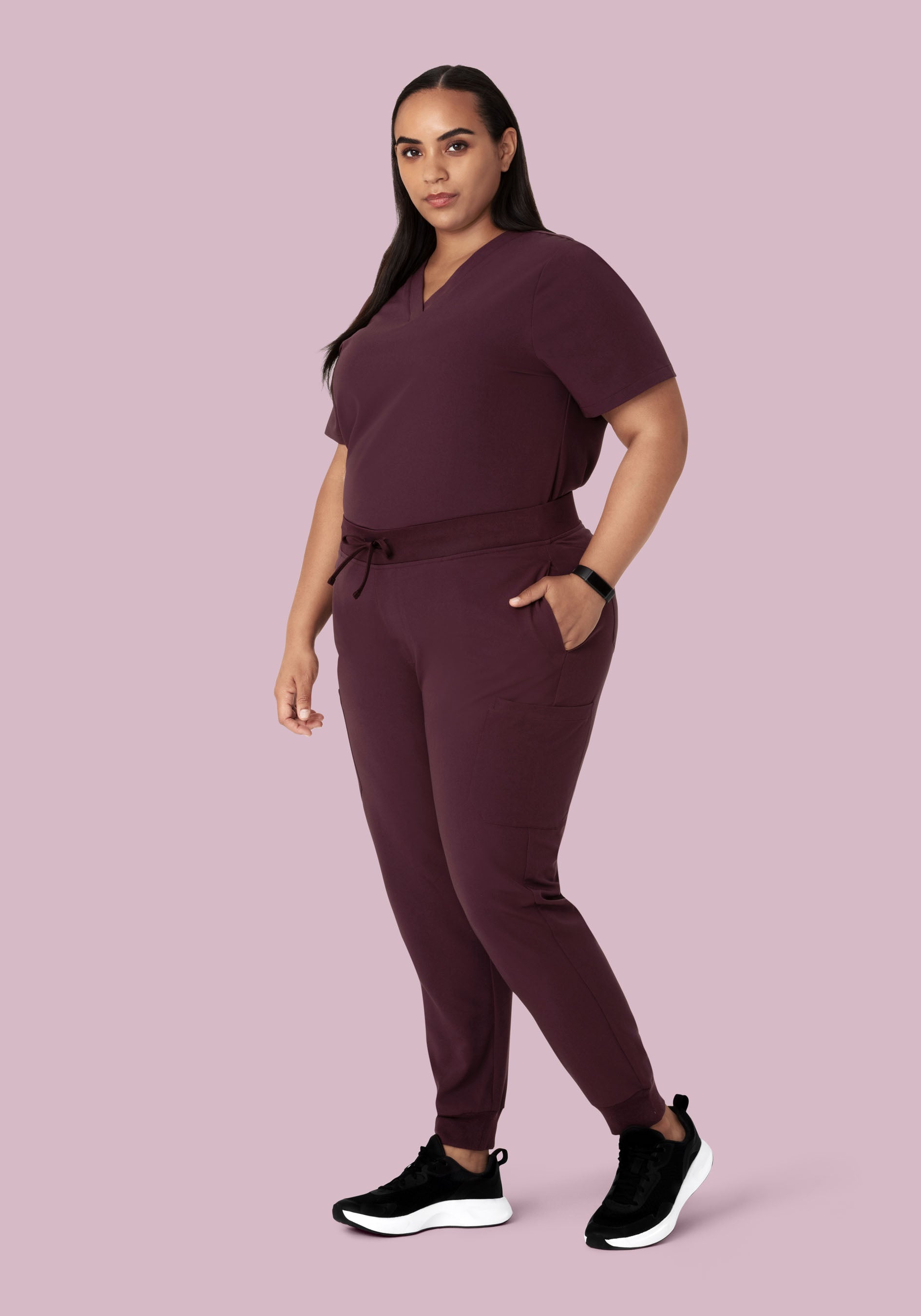 9 Pocket Joggers Merlot