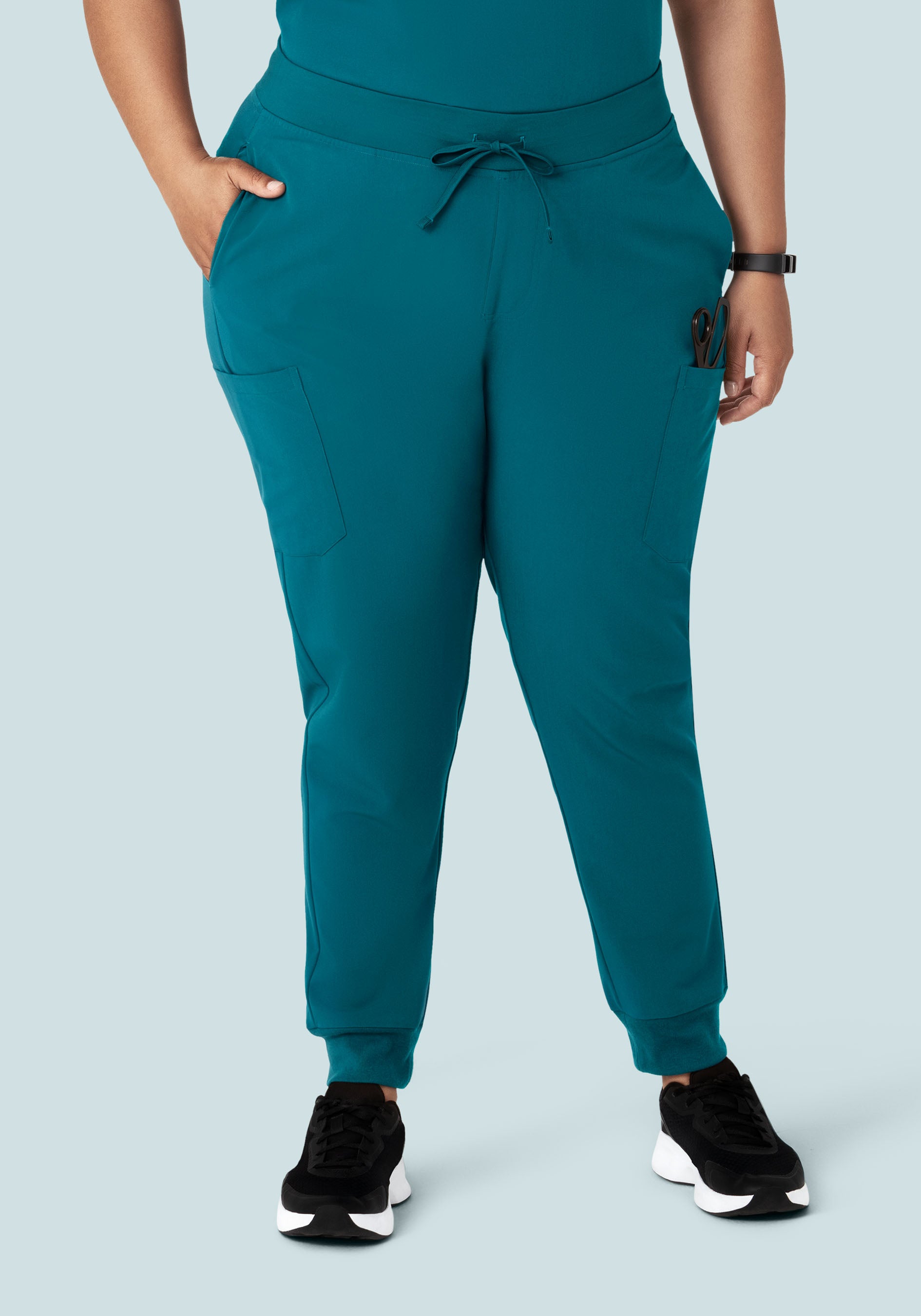 9 Pocket Joggers Peacock