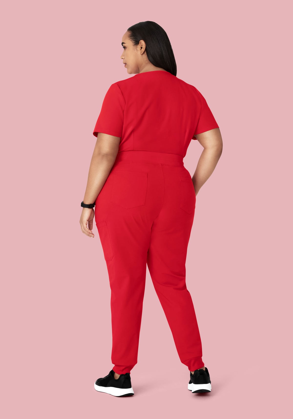 9 Pocket Joggers Poppy Red