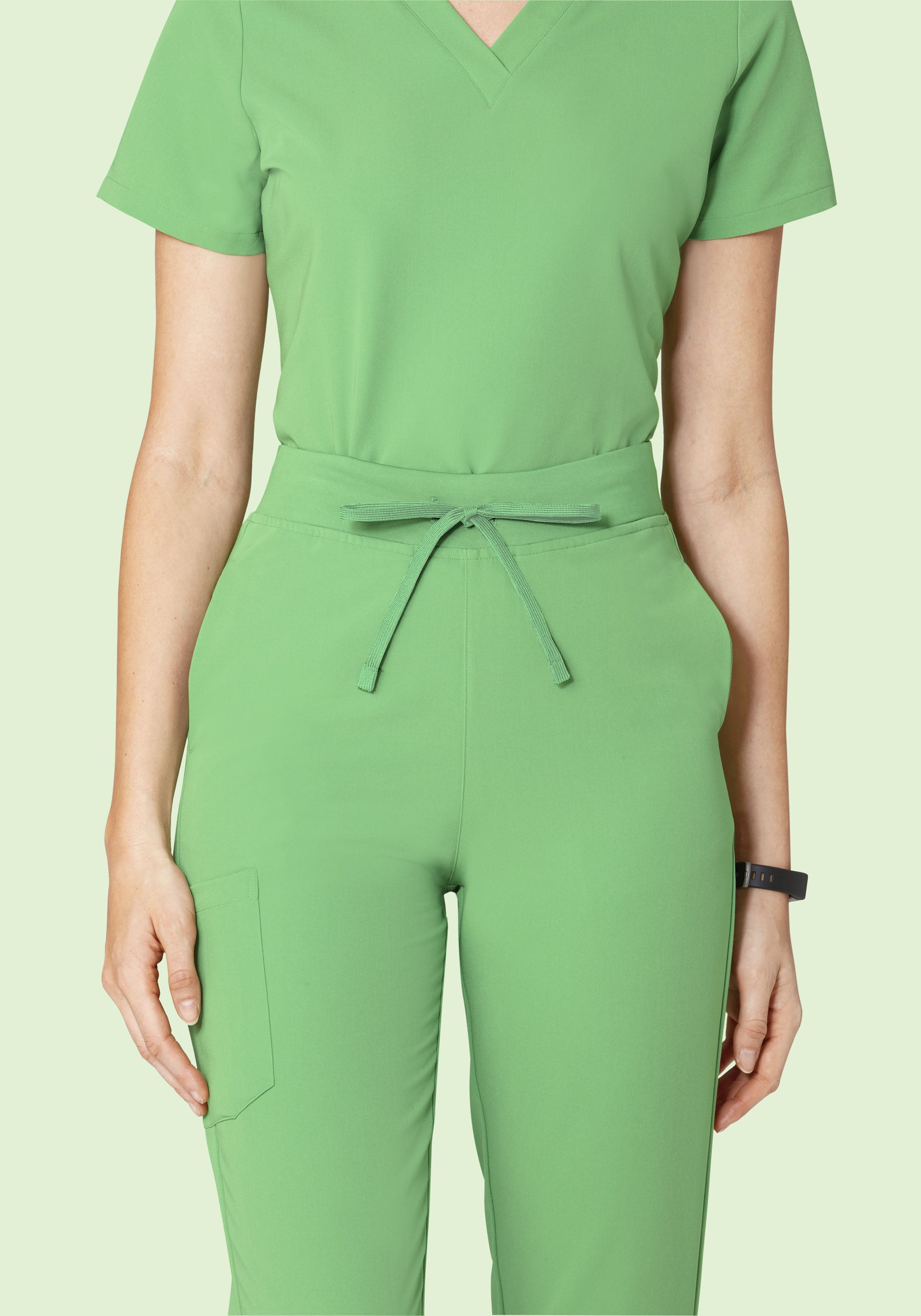 High Waisted Joggers Aloe