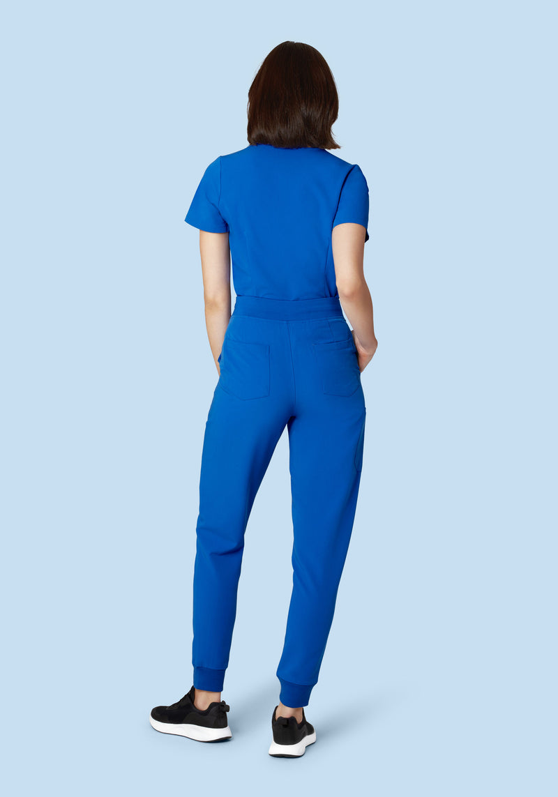 High Waisted Joggers Cobalt