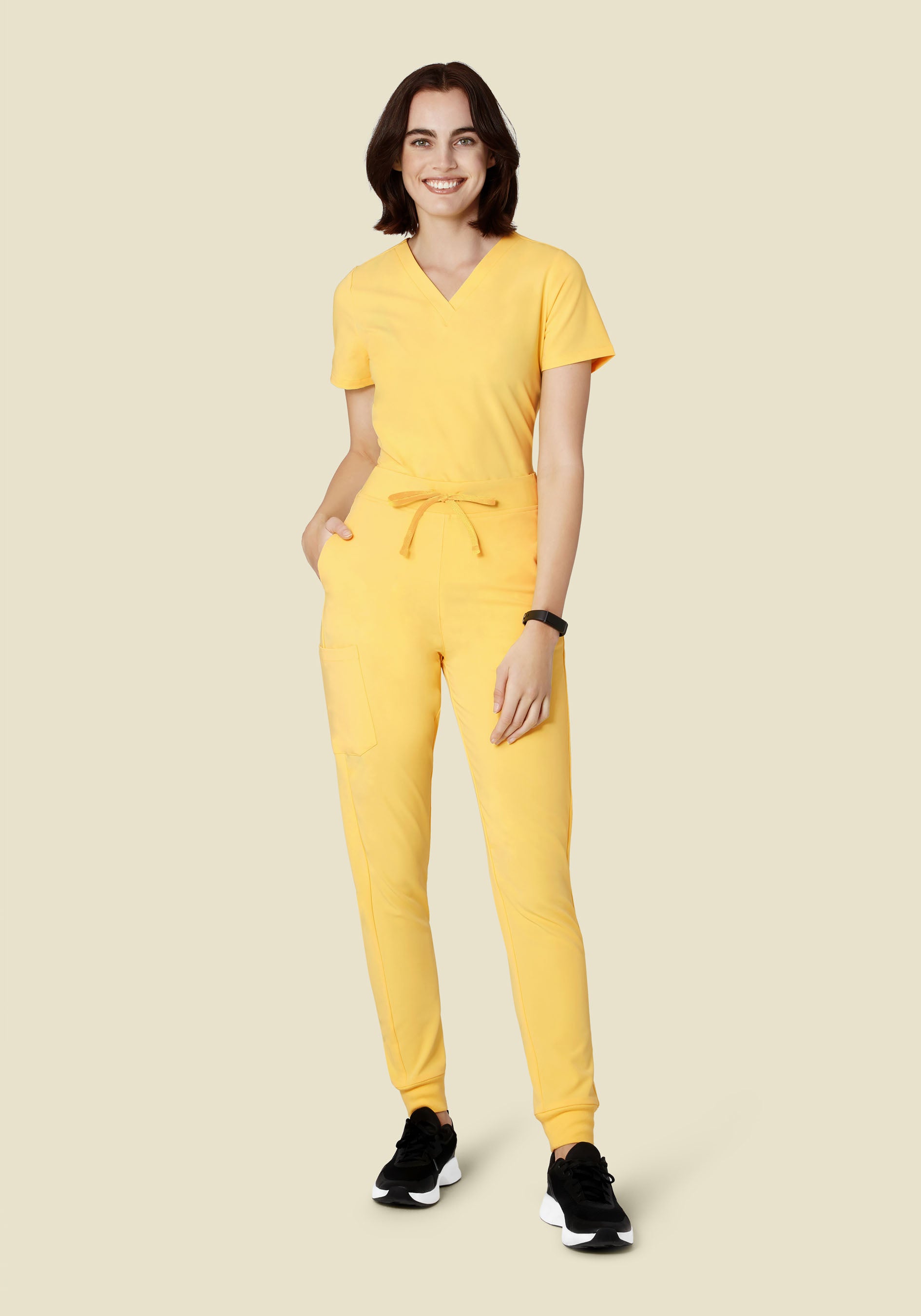 High Waisted Joggers Lemonade