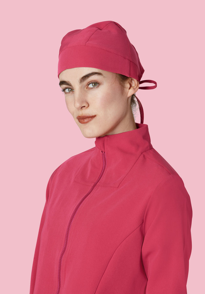 Women's Modern Scrub Jacket Deep Rose
