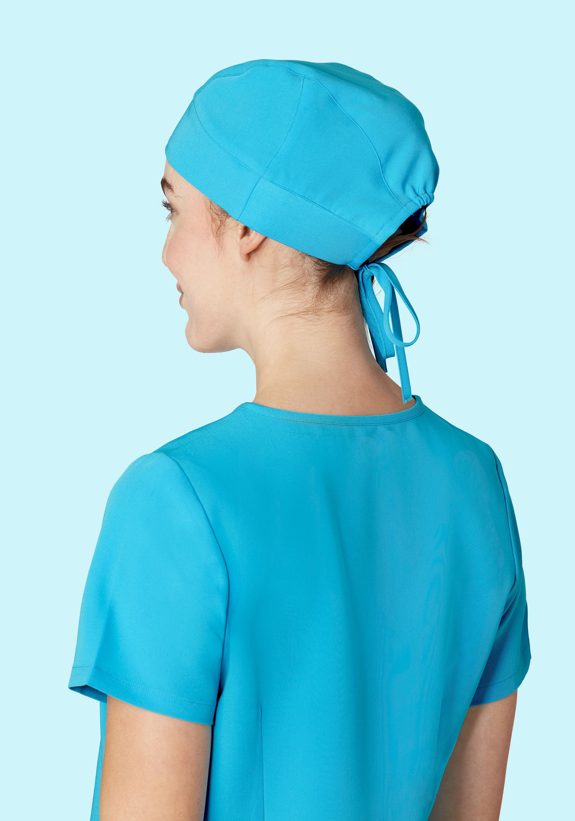 Contemporary Scrub Cap Pacific Blue